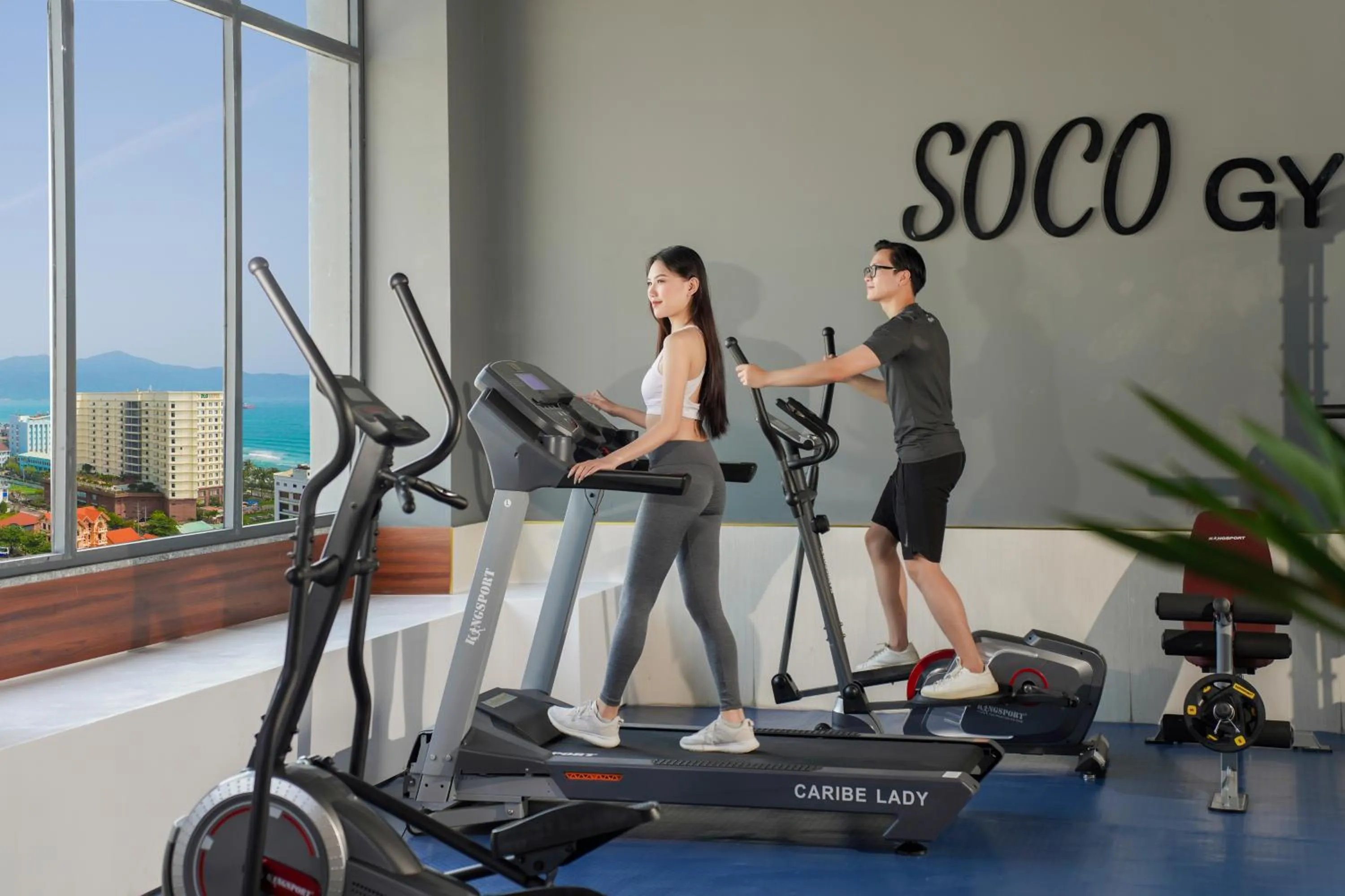Fitness centre/facilities in Hotel Soco