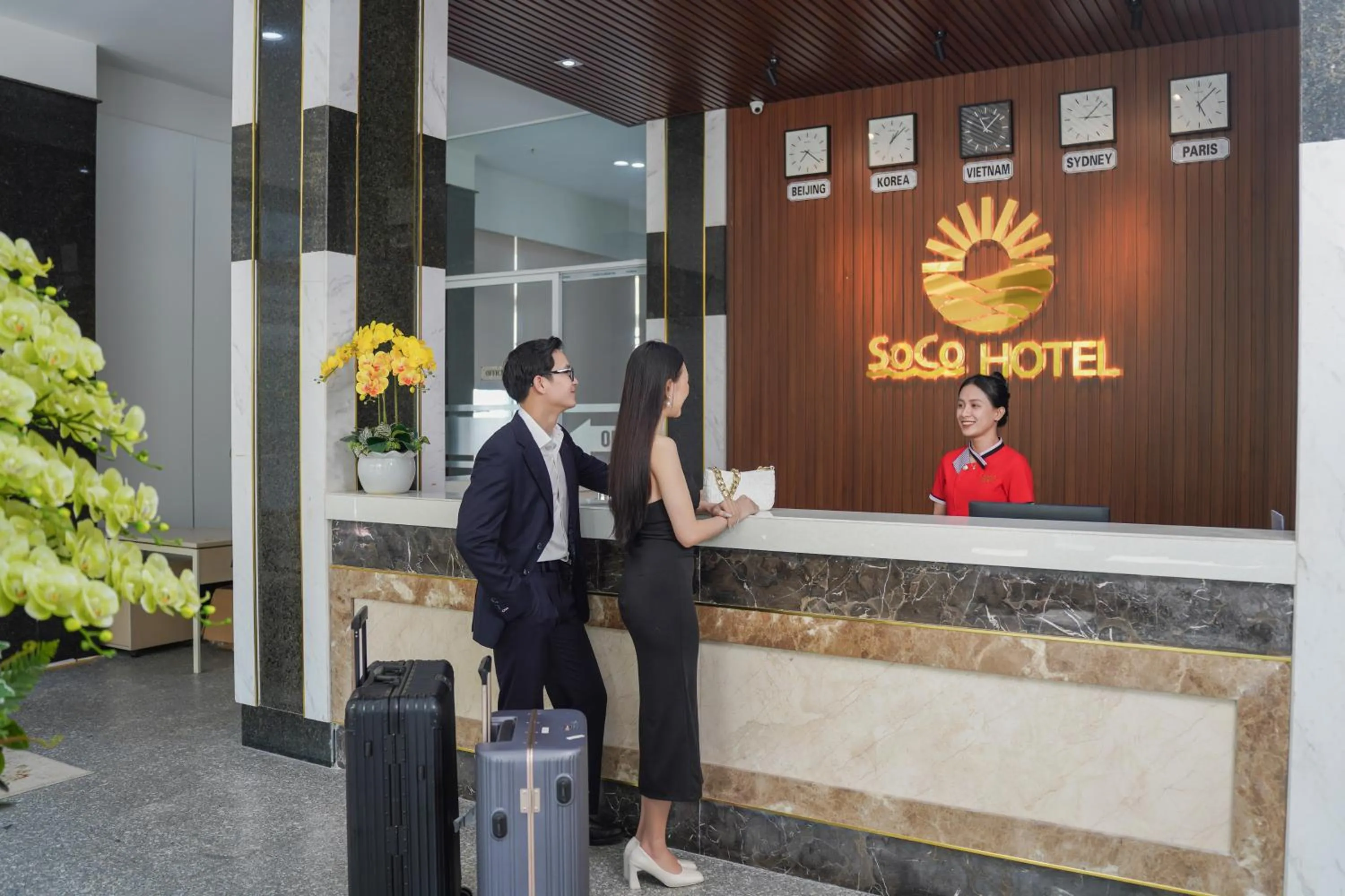 Lobby or reception in Hotel Soco