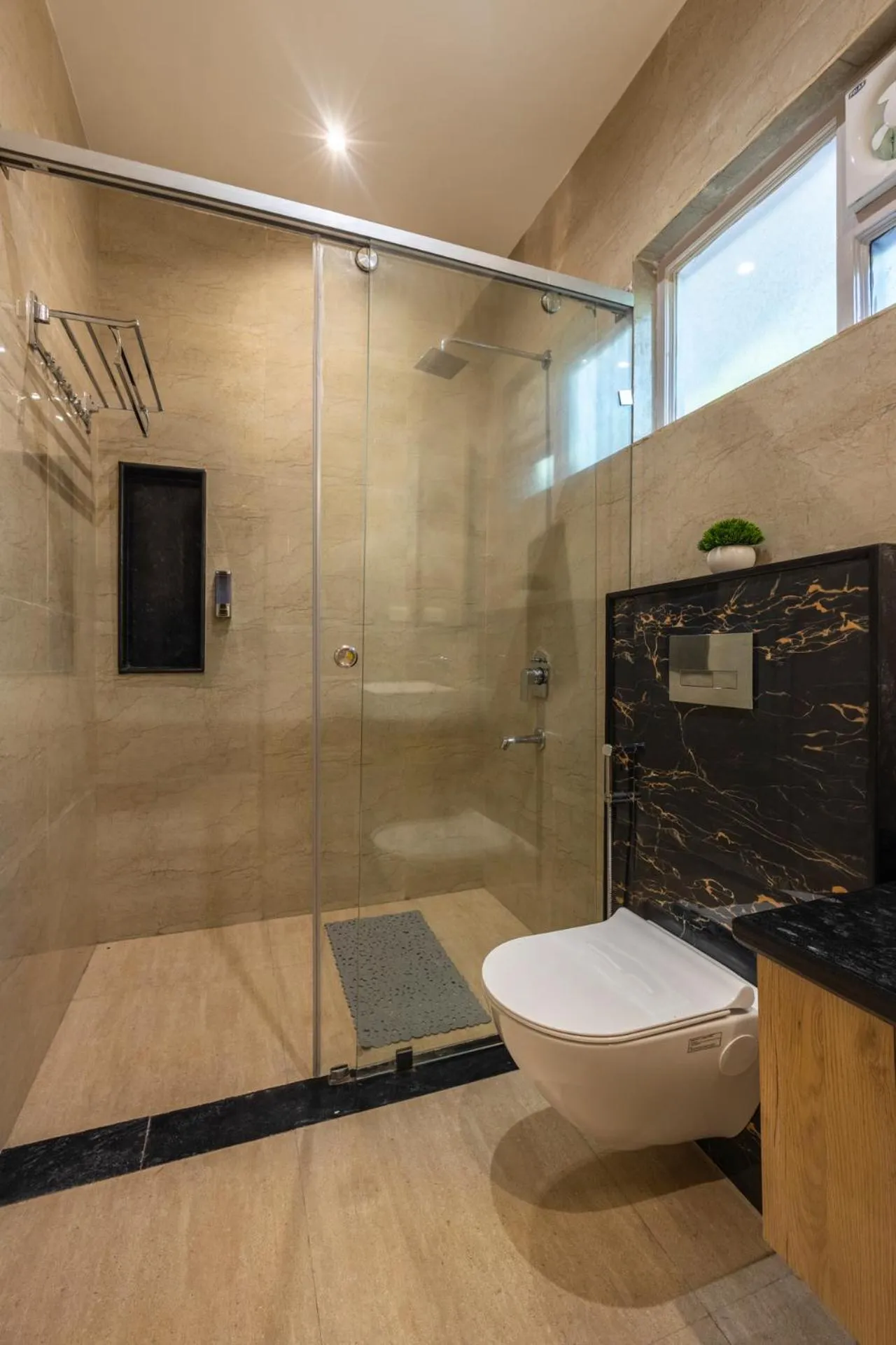 Bathroom in Zostel Plus Rishikesh, Mohanchatti