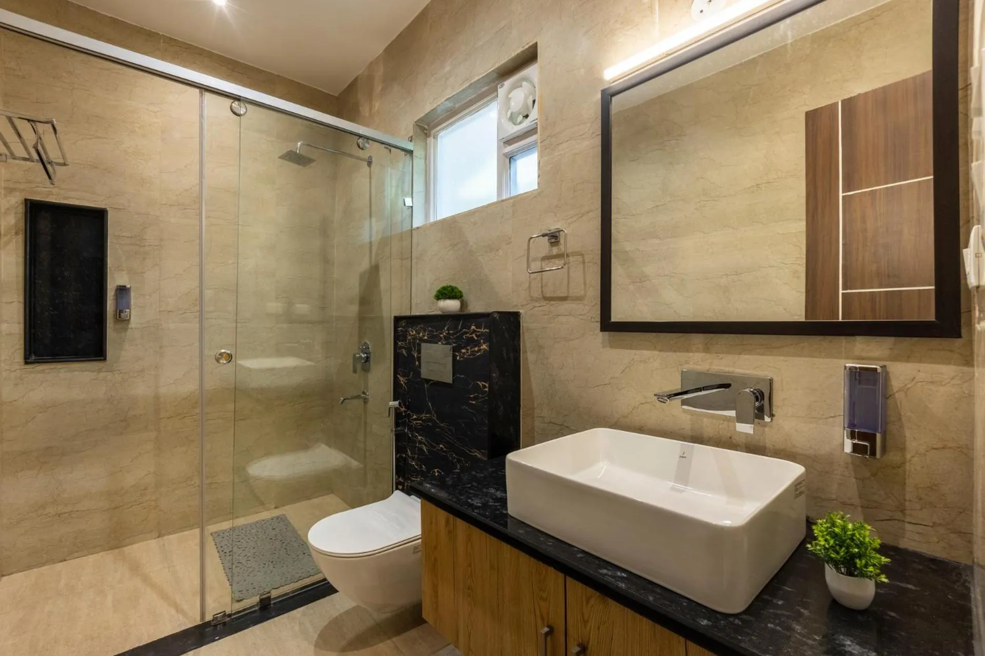 Bathroom in Zostel Plus Rishikesh, Mohanchatti