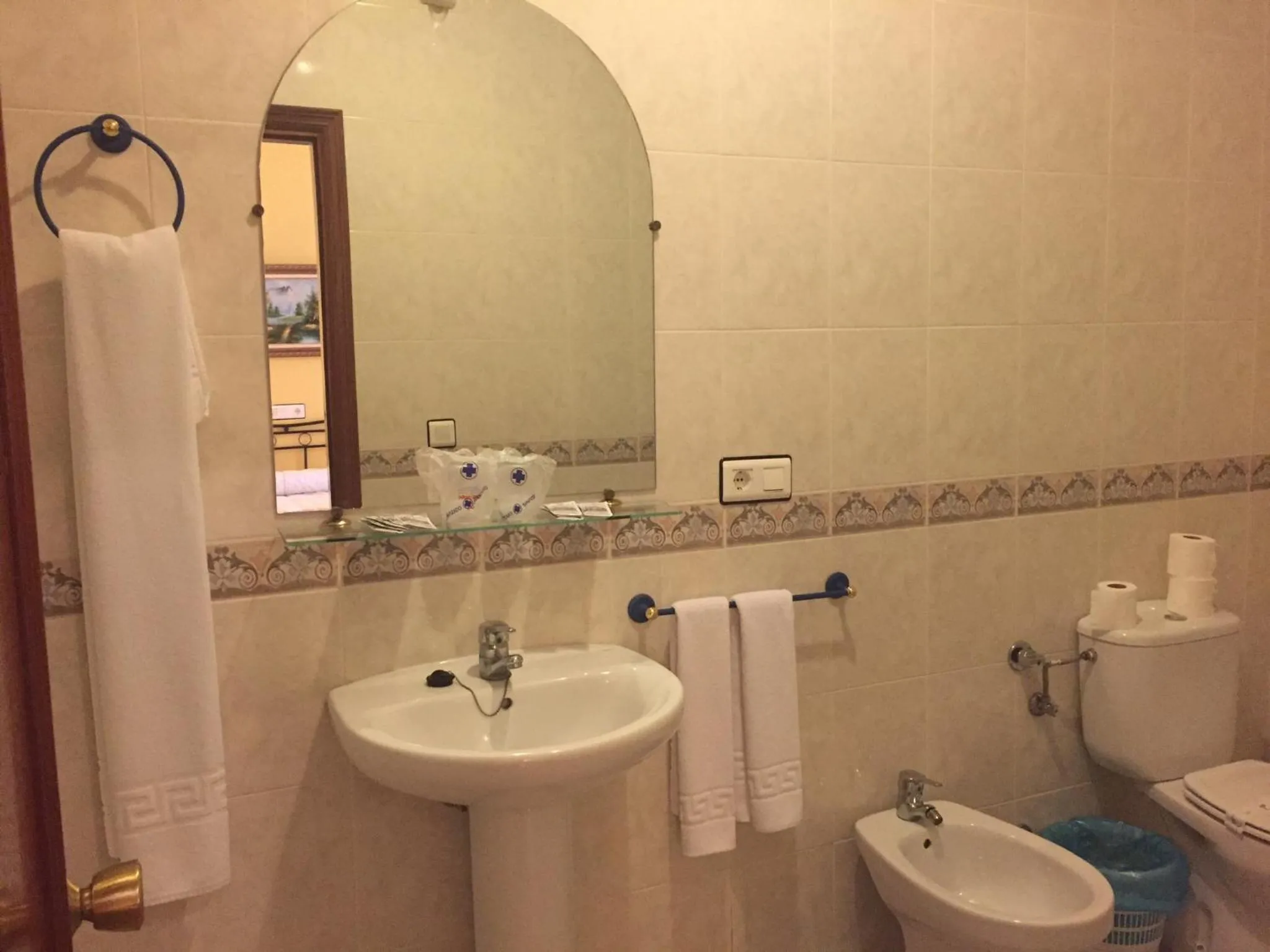 Bathroom in Hotel Meson Fuente del Pino