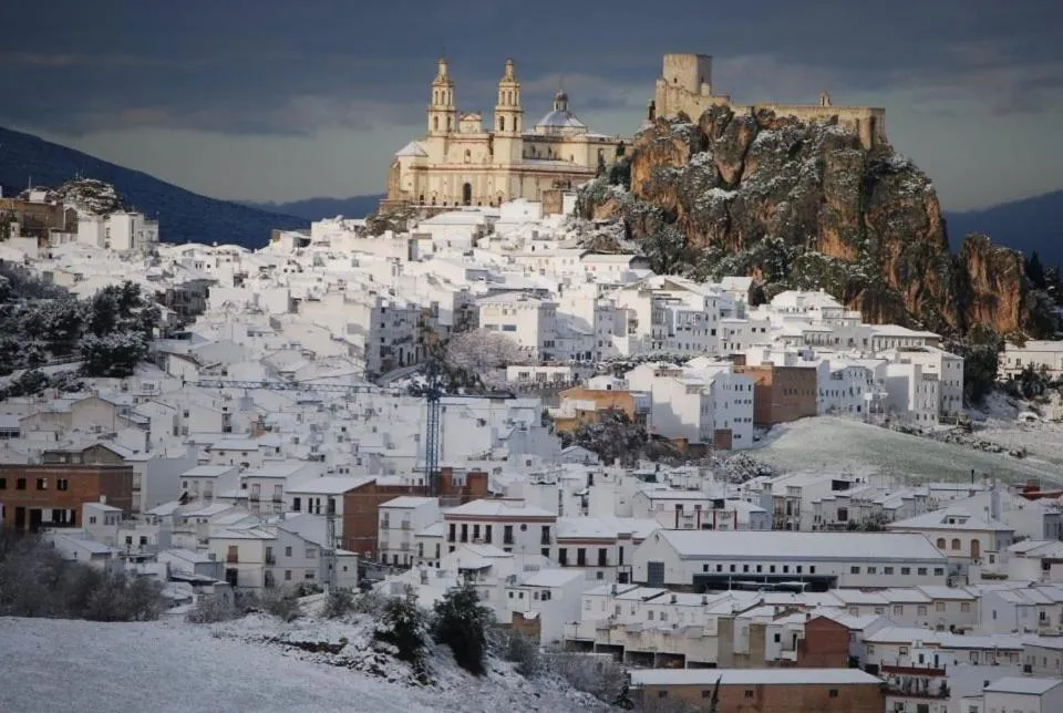 View (from property/room), Winter in Hotel Meson Fuente del Pino