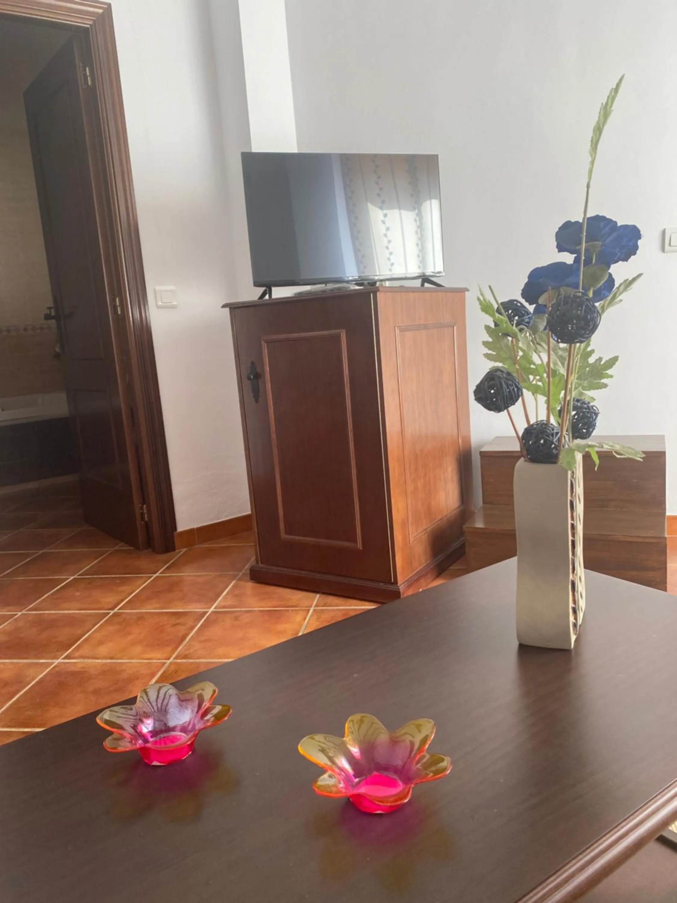 TV/Entertainment Center in Hotel Meson Fuente del Pino