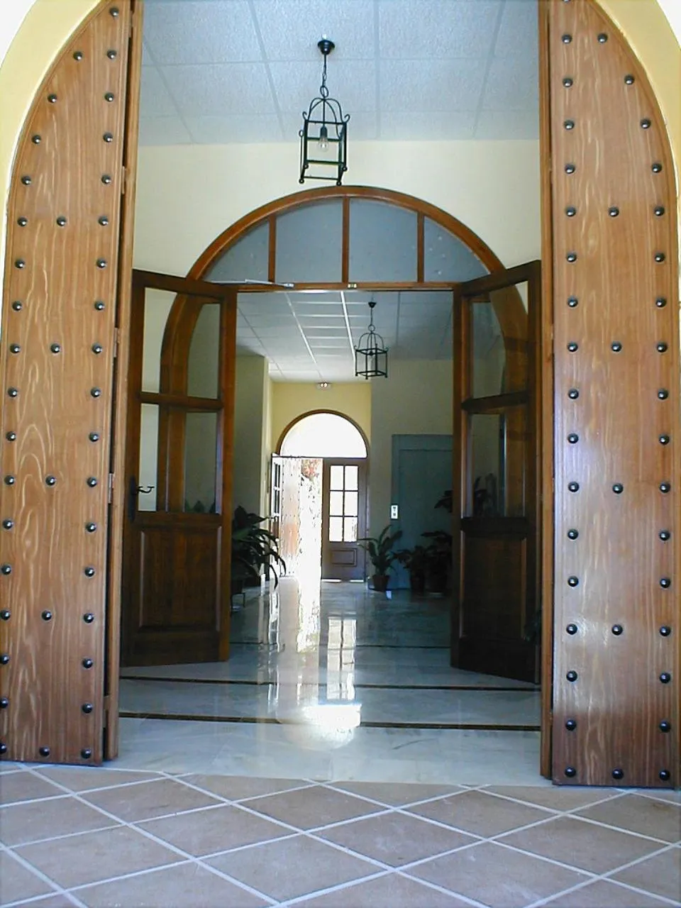 Lobby or reception in Hotel Meson Fuente del Pino