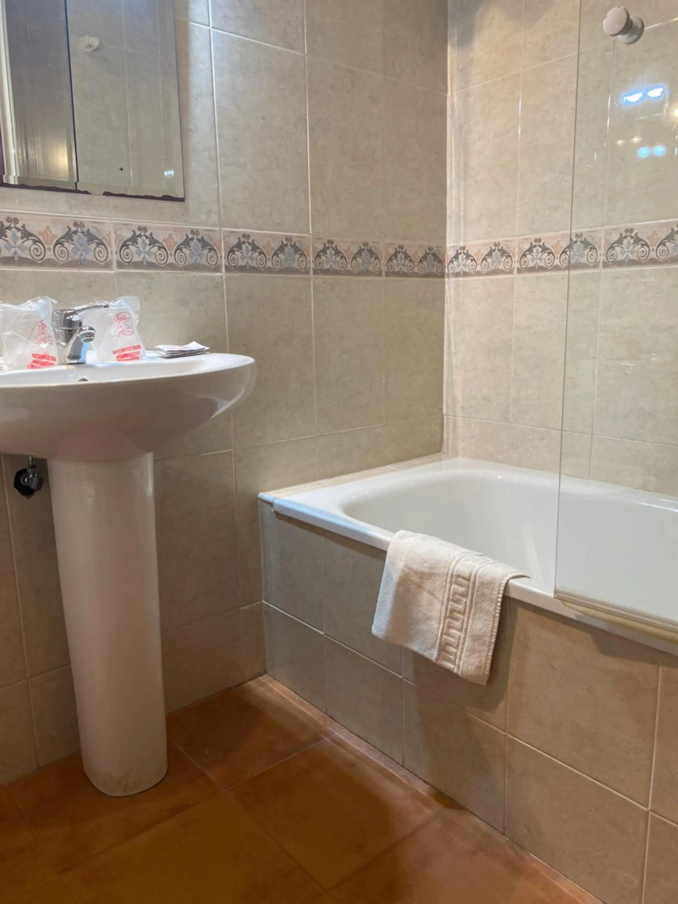 Bathroom in Hotel Meson Fuente del Pino