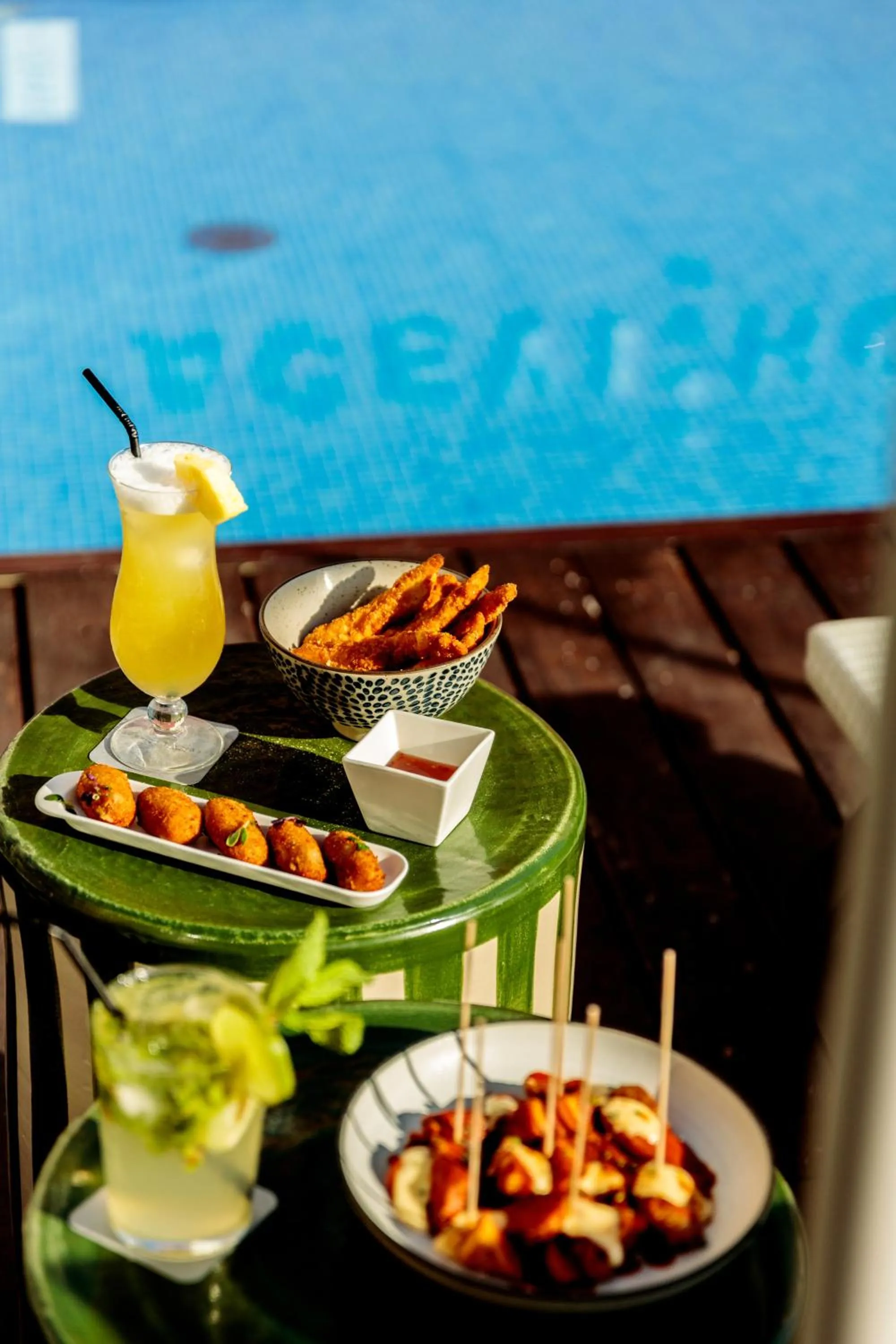 Pool view in Acevi Villarroel