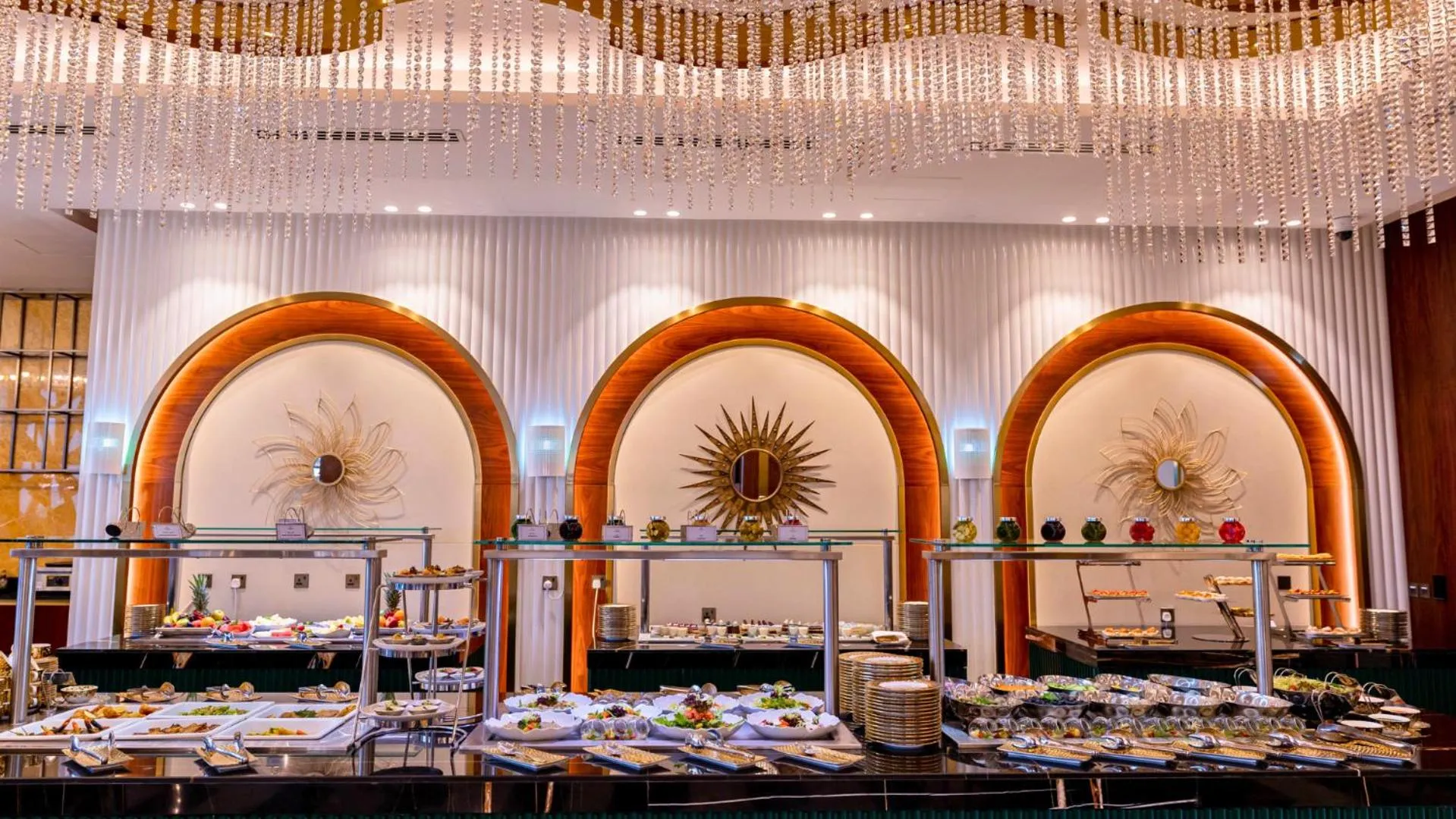 Buffet breakfast in Velero Hotel Doha Lusail