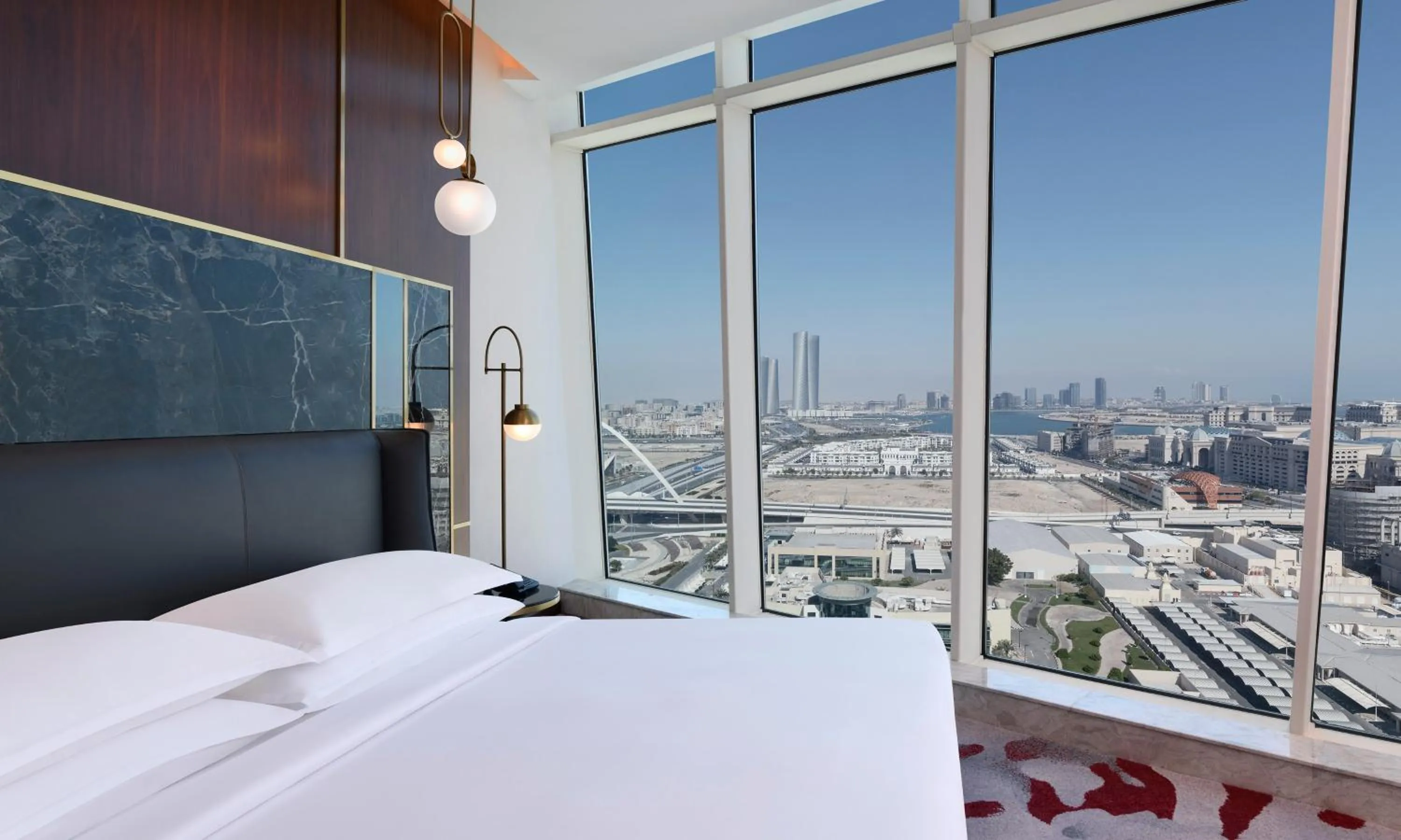 Bed in Velero Hotel Doha Lusail