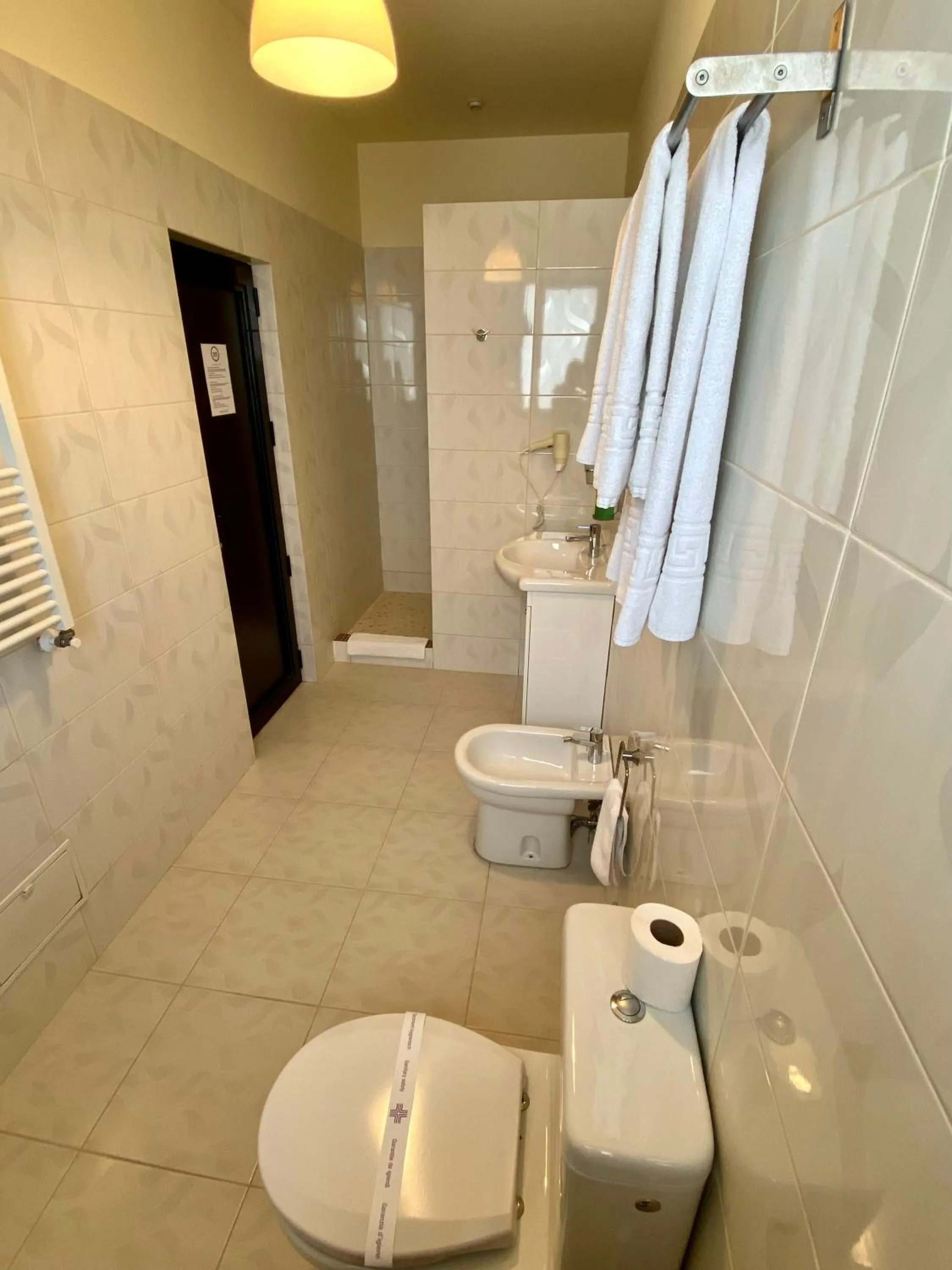 Bathroom in Pensiunea Rix Rooms