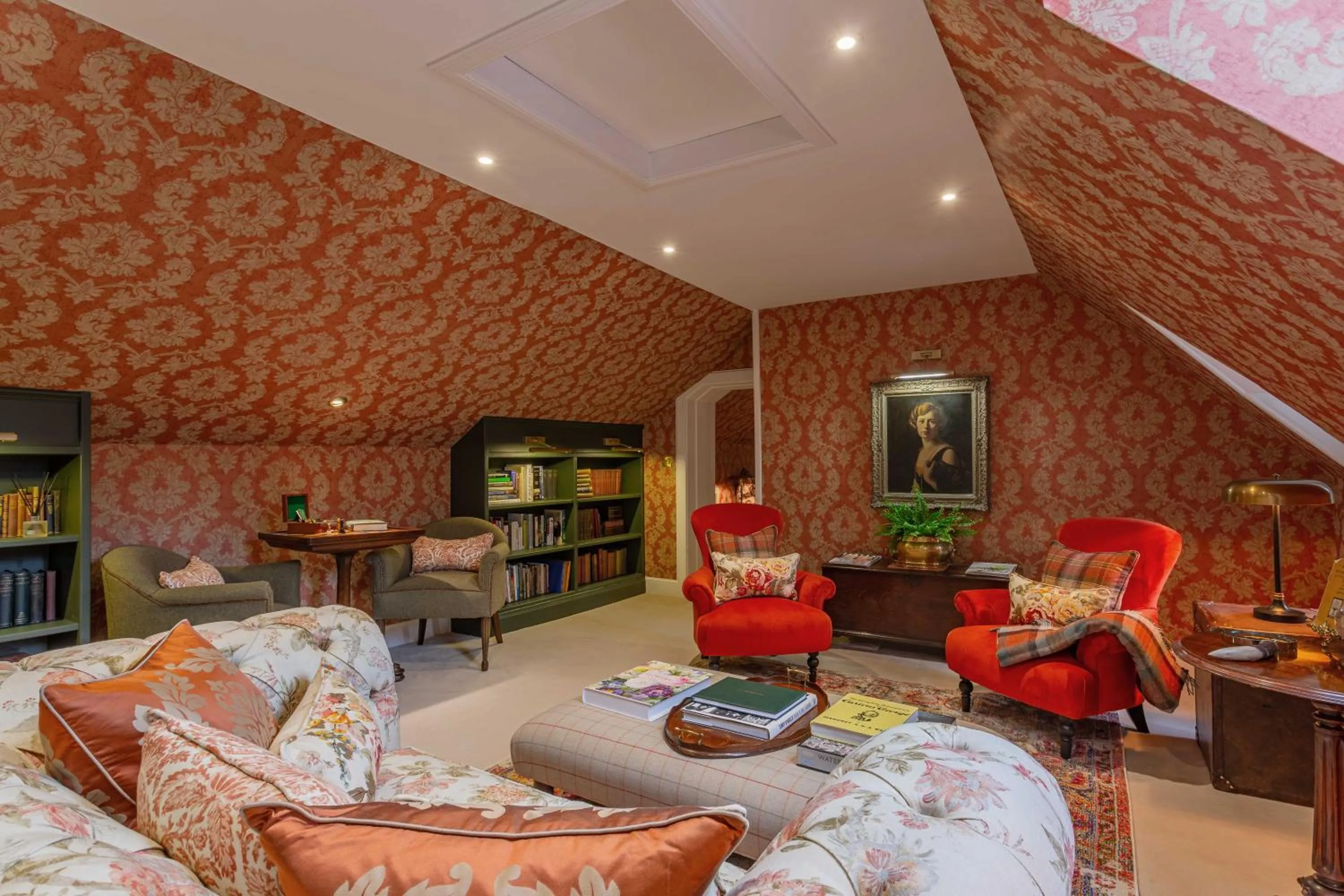 Living room in Glenapp Castle