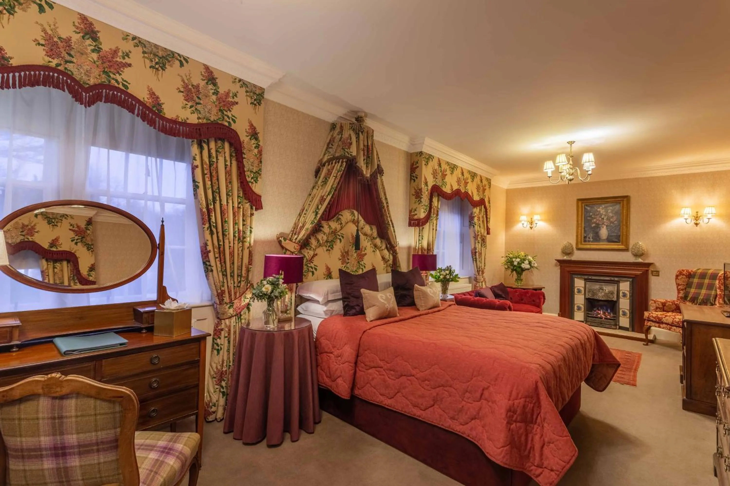 Bed in Glenapp Castle