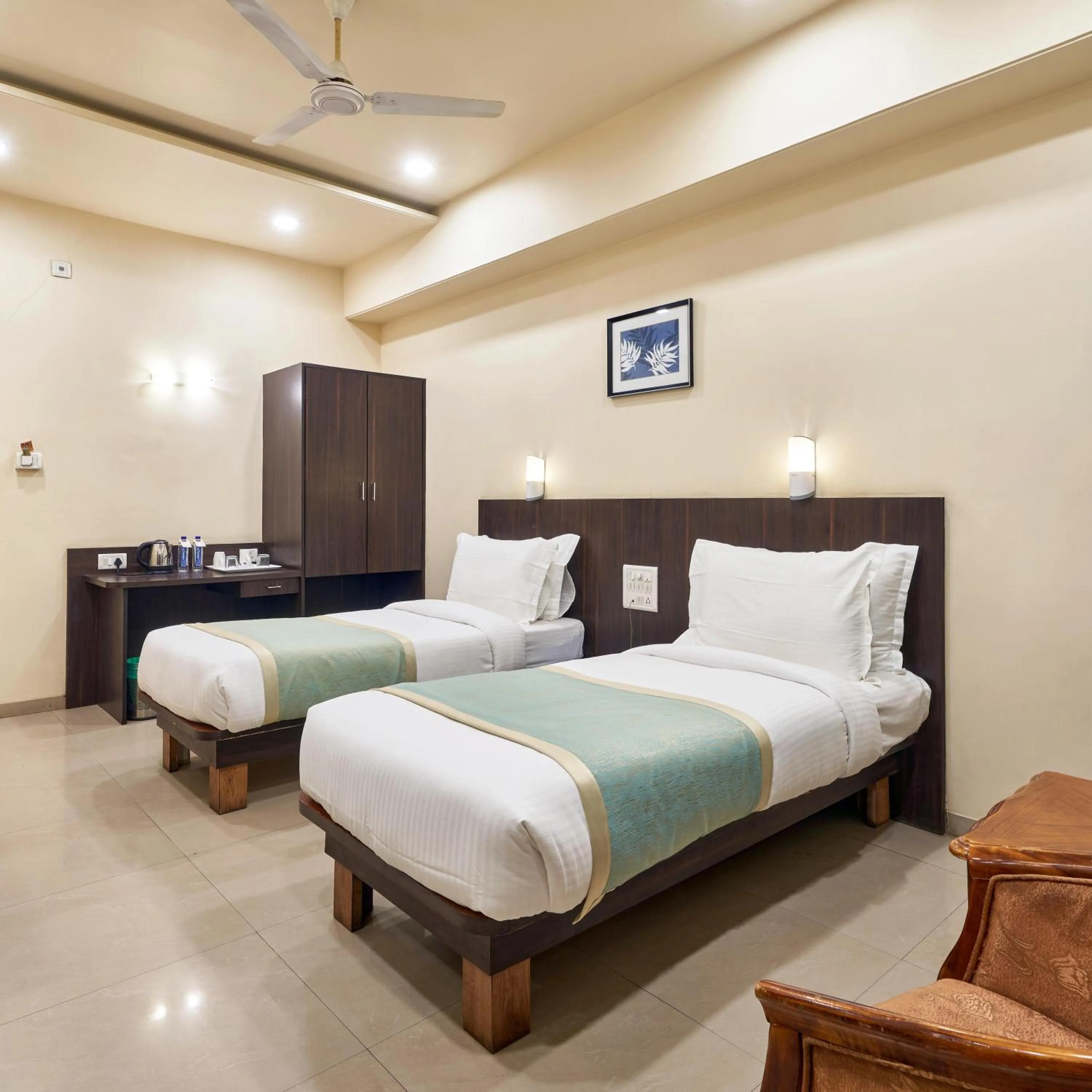 Bed in Hotel Atria, Kolhapur