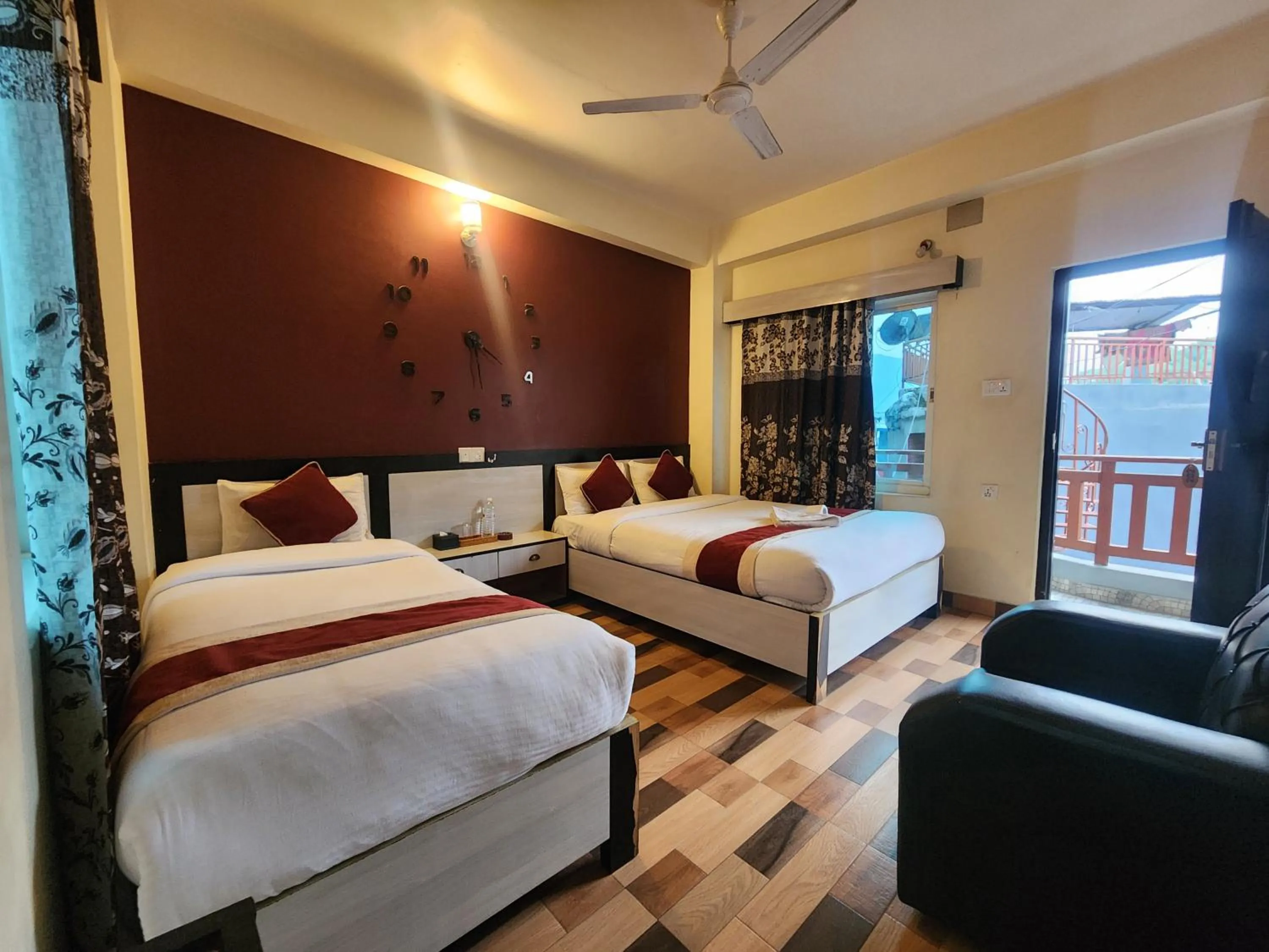 Bed in Hotel Kajiinn