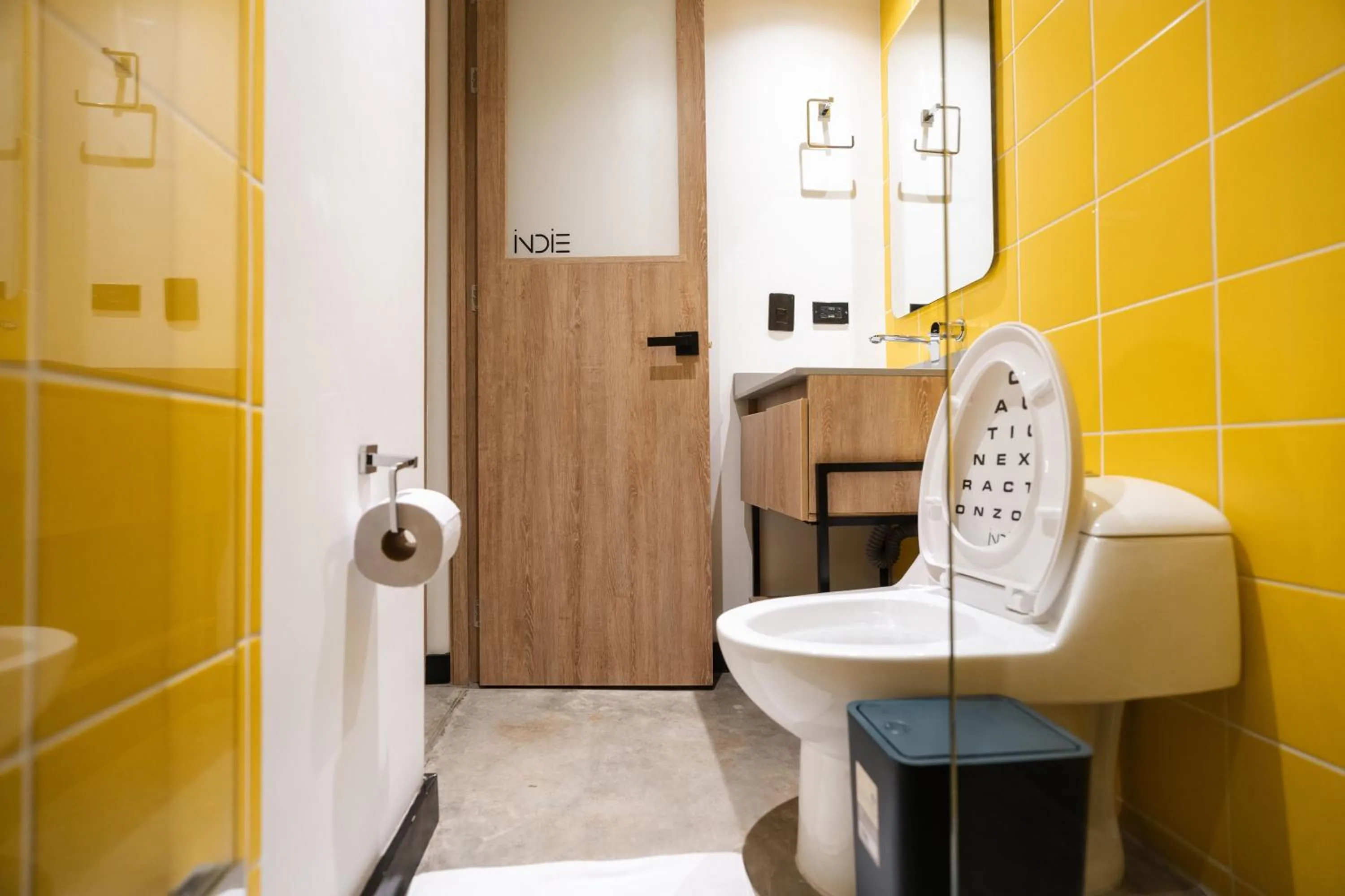 Toilet in Indie Universe Creative Hotel