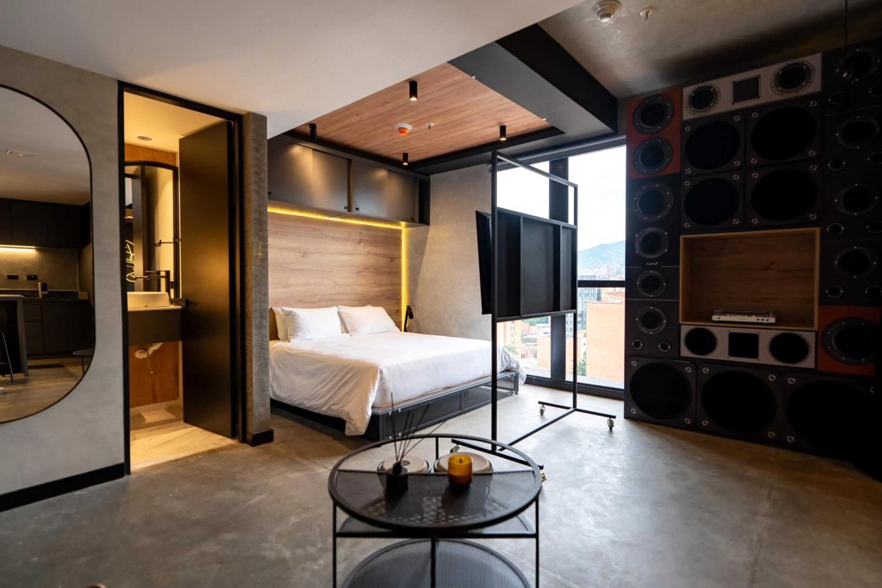 Bed in Indie Universe Creative Hotel