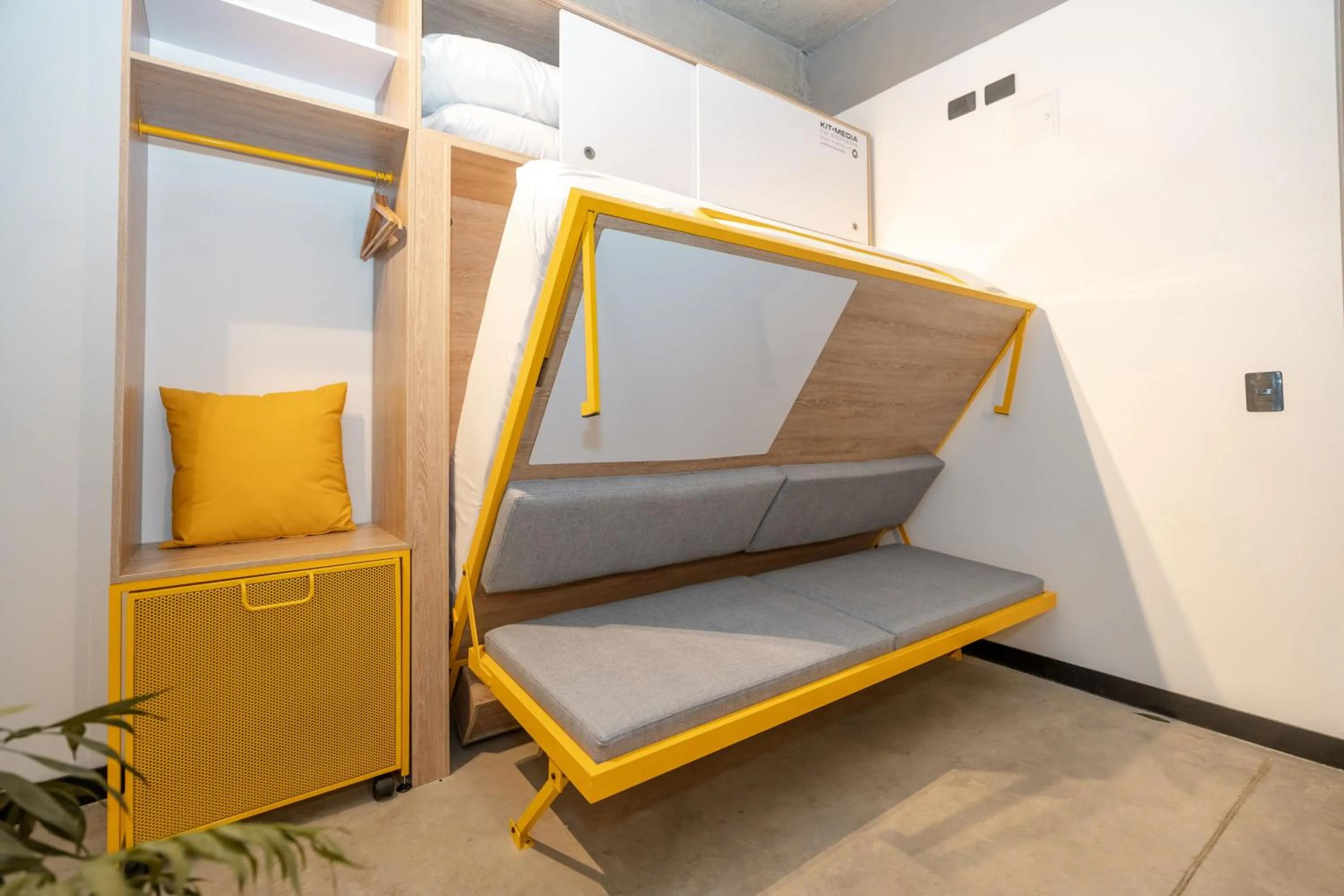 Bed in Indie Universe Creative Hotel