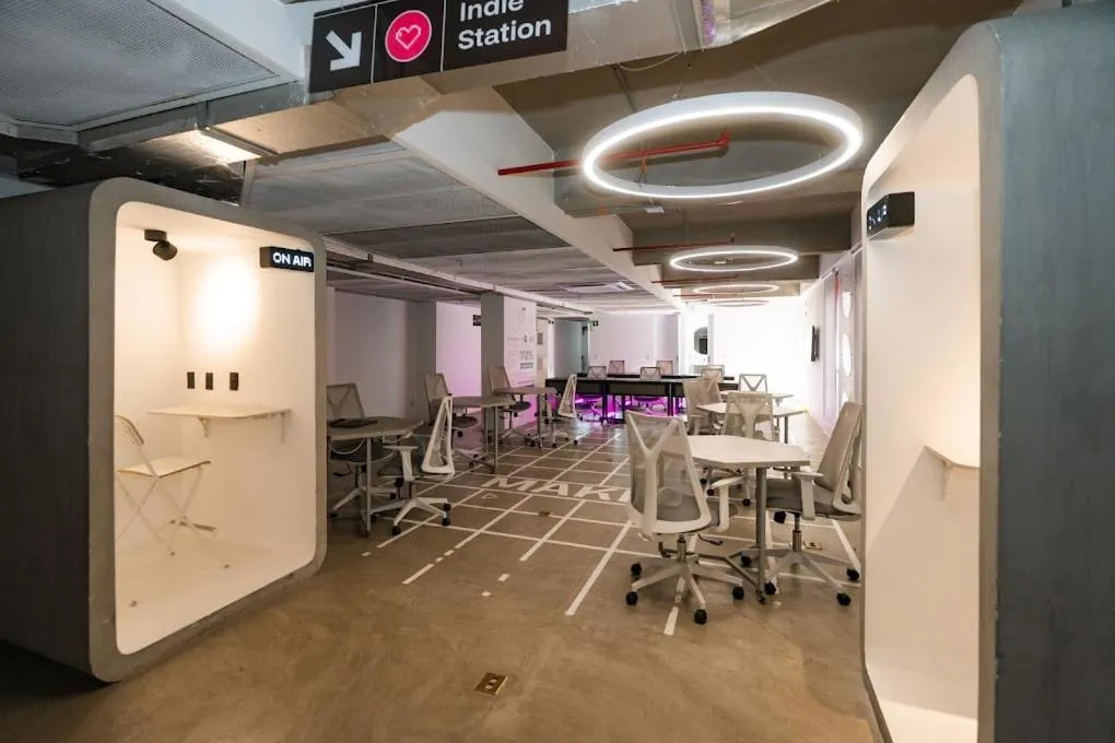 Seating area in Indie Universe Creative Hotel