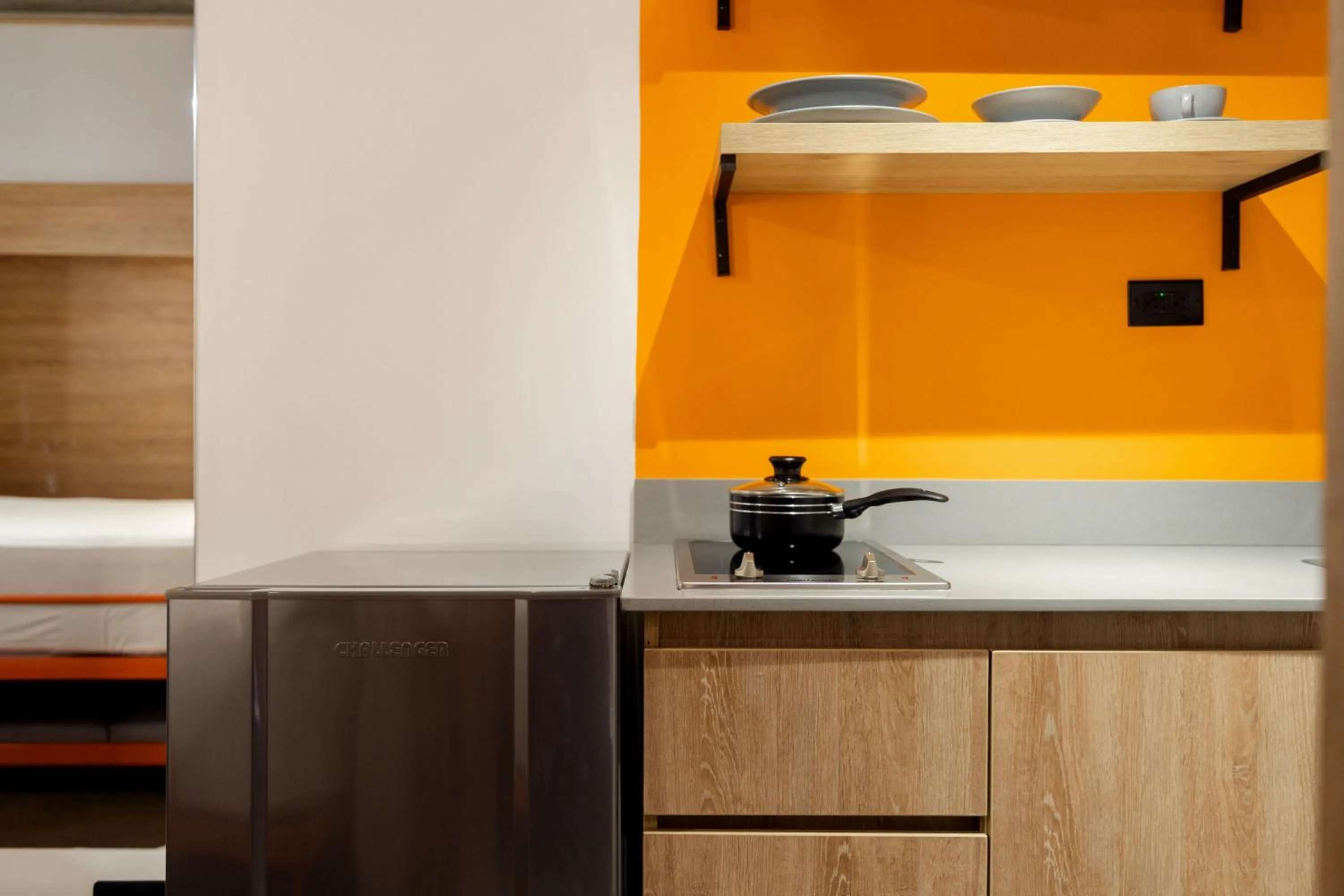 stove in Indie Universe Creative Hotel