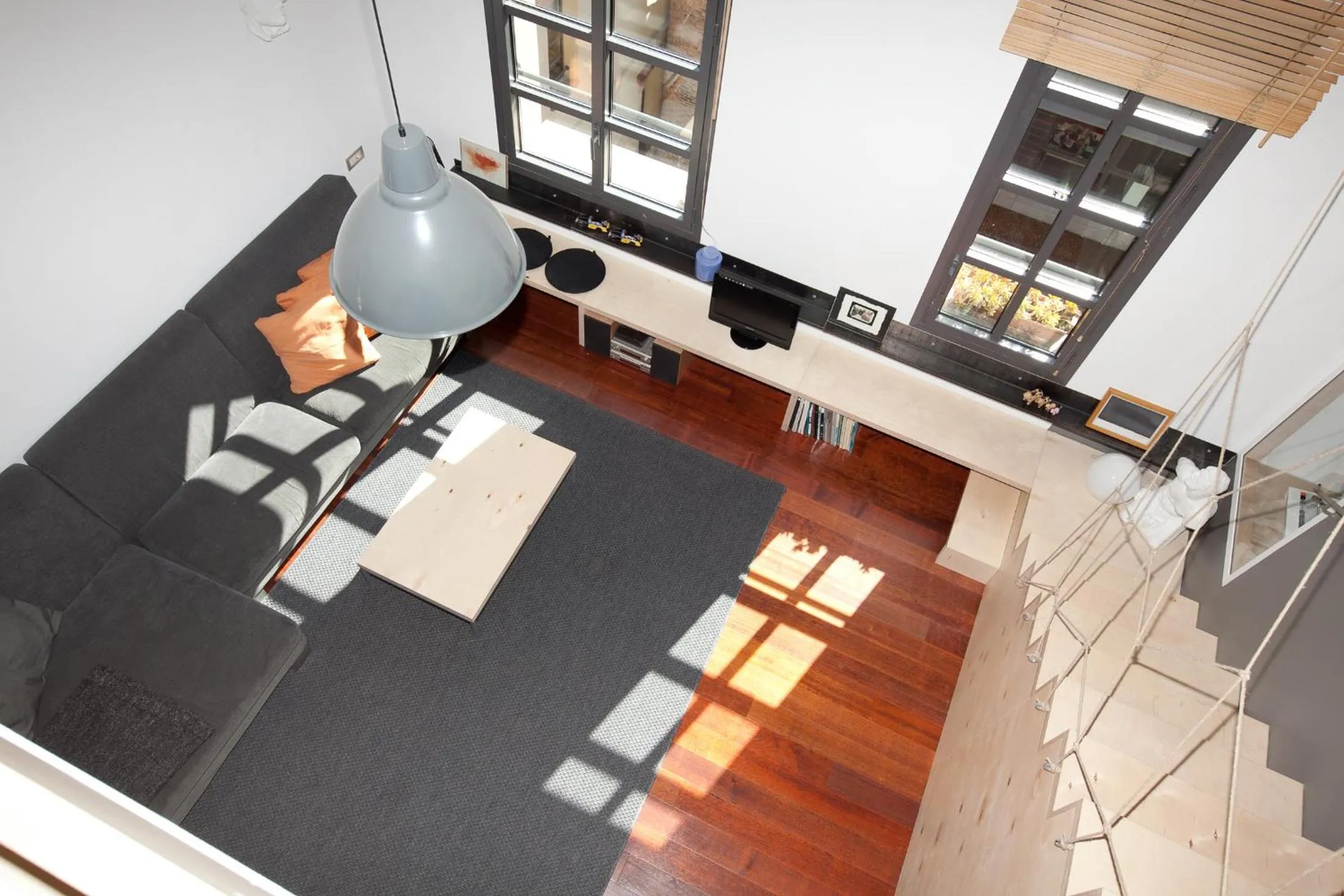Living room in Beach Loft Duplex