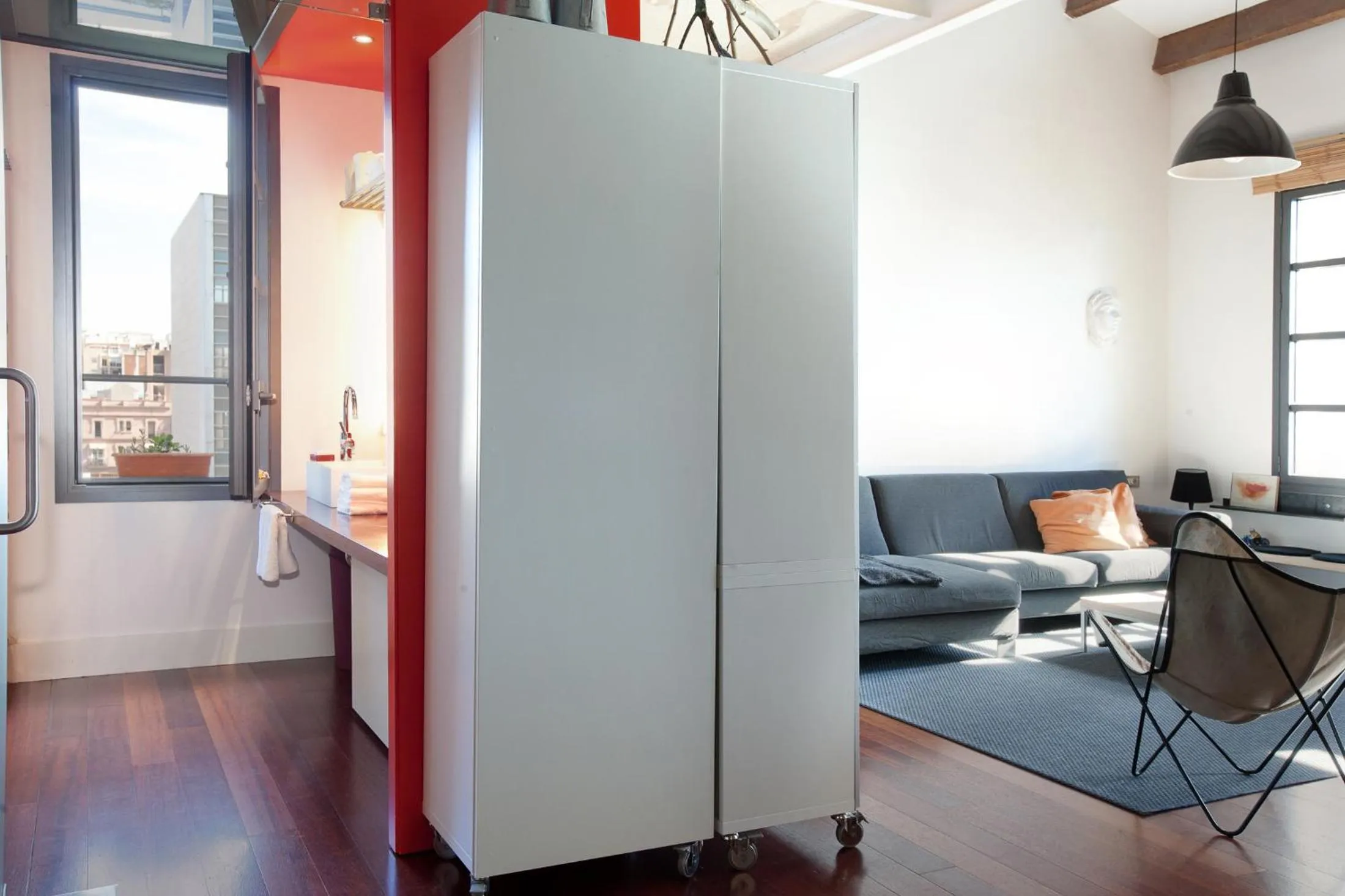 Living room in Beach Loft Duplex