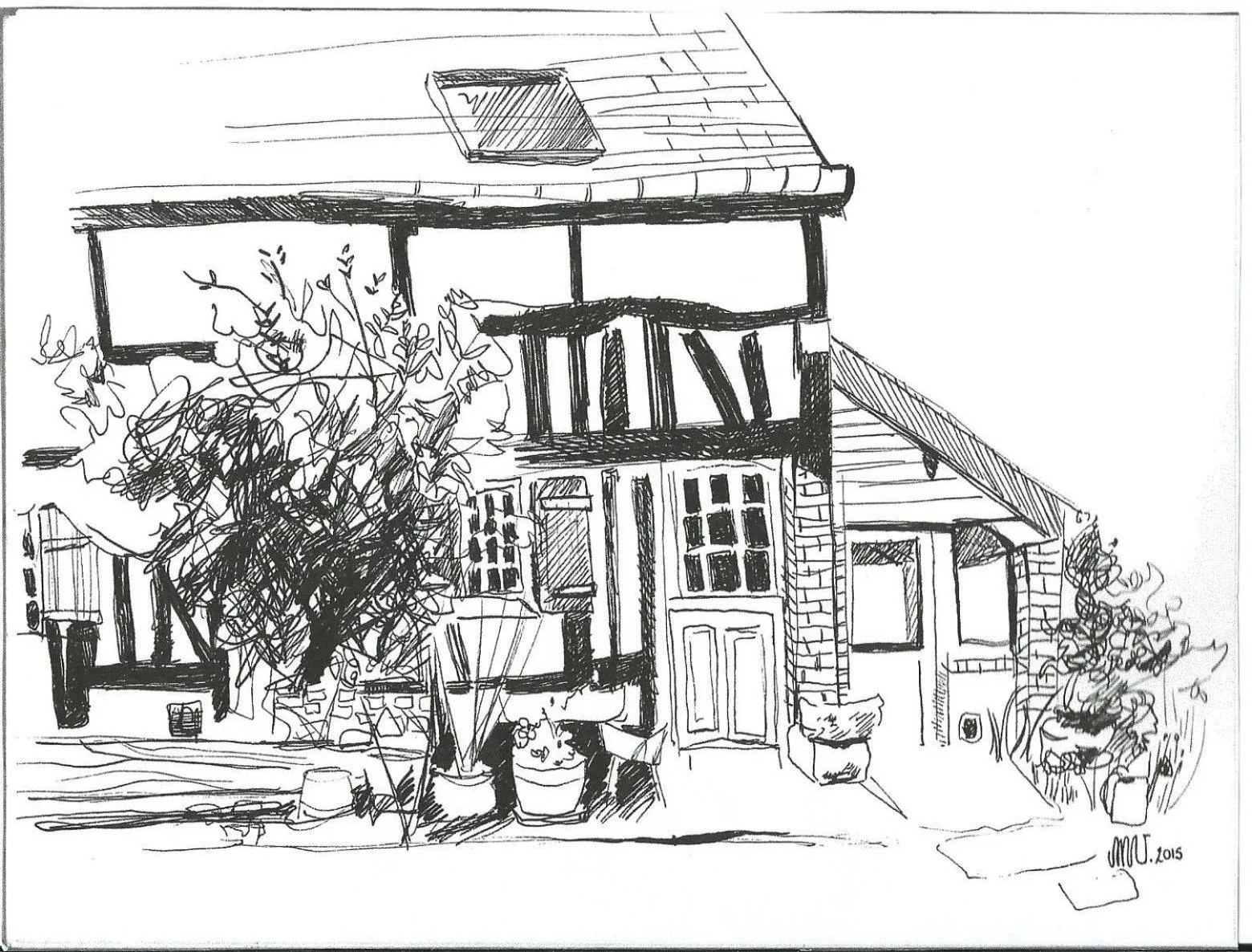 Property building in Chambre d'hôtes - Le jardin des Patissons