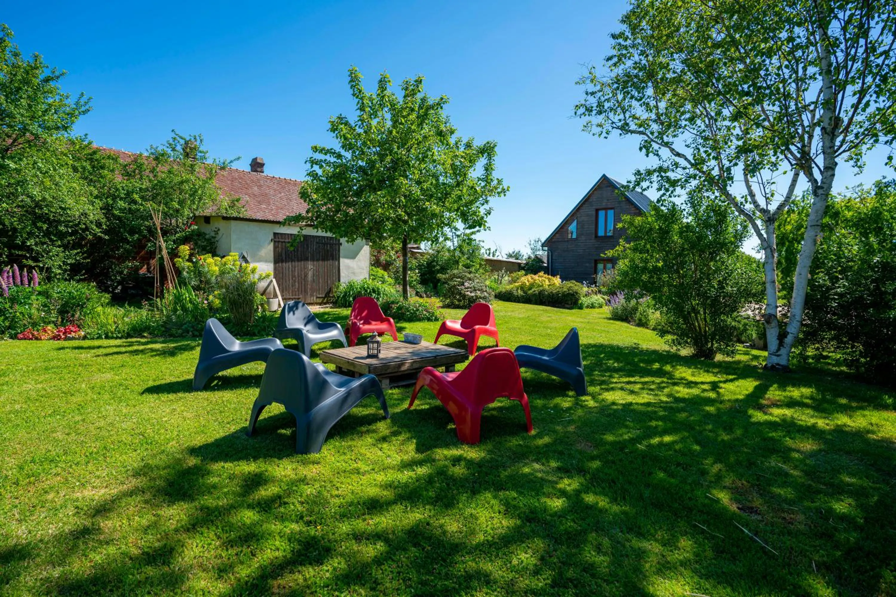 Garden in Chambre d'hôtes - Le jardin des Patissons