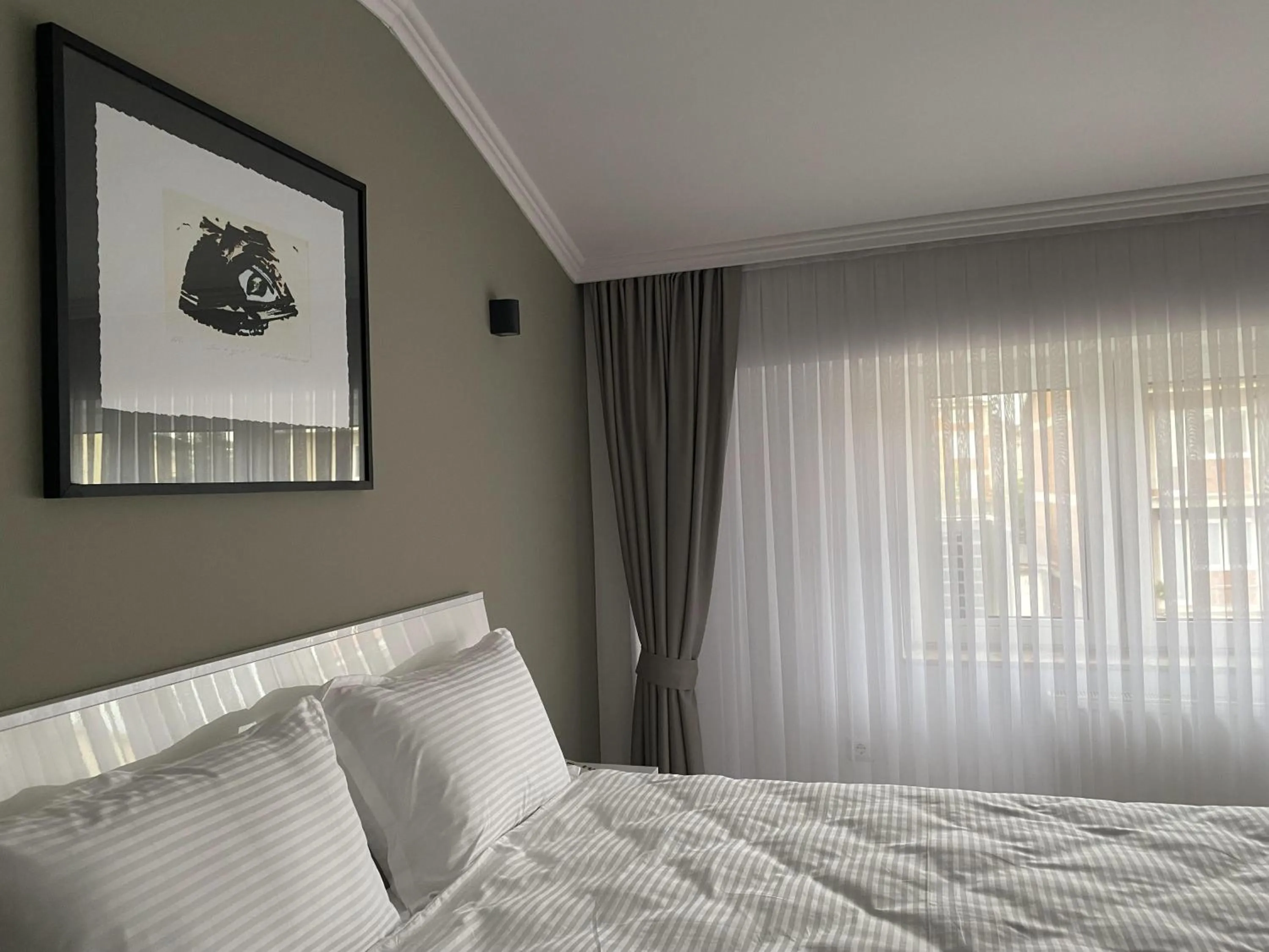 Bed in Hotel Callisto