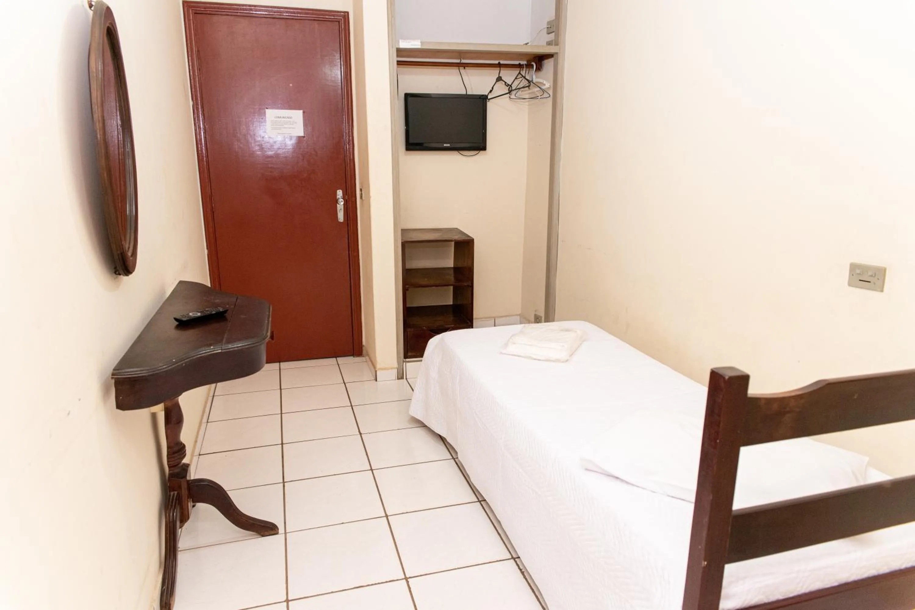 Bed in Hotel Descalvado