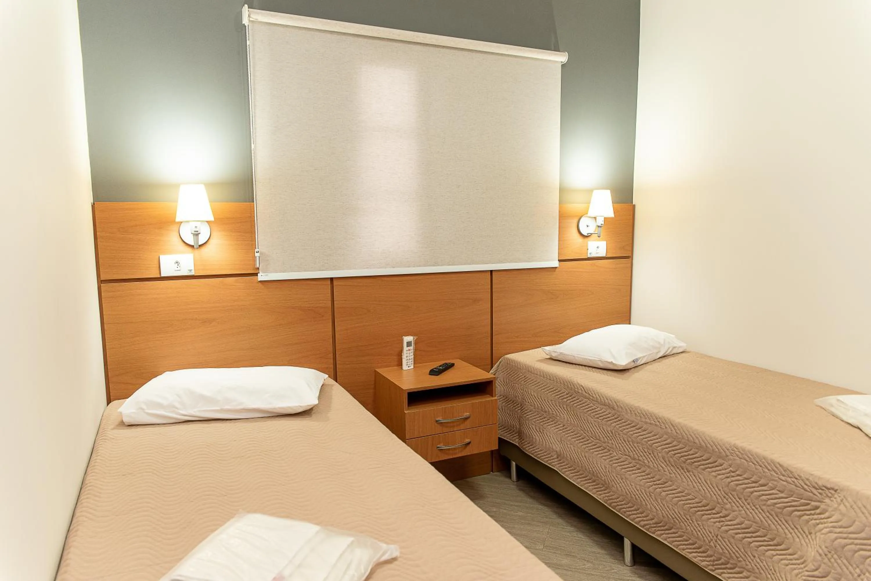 Bed in Hotel Descalvado