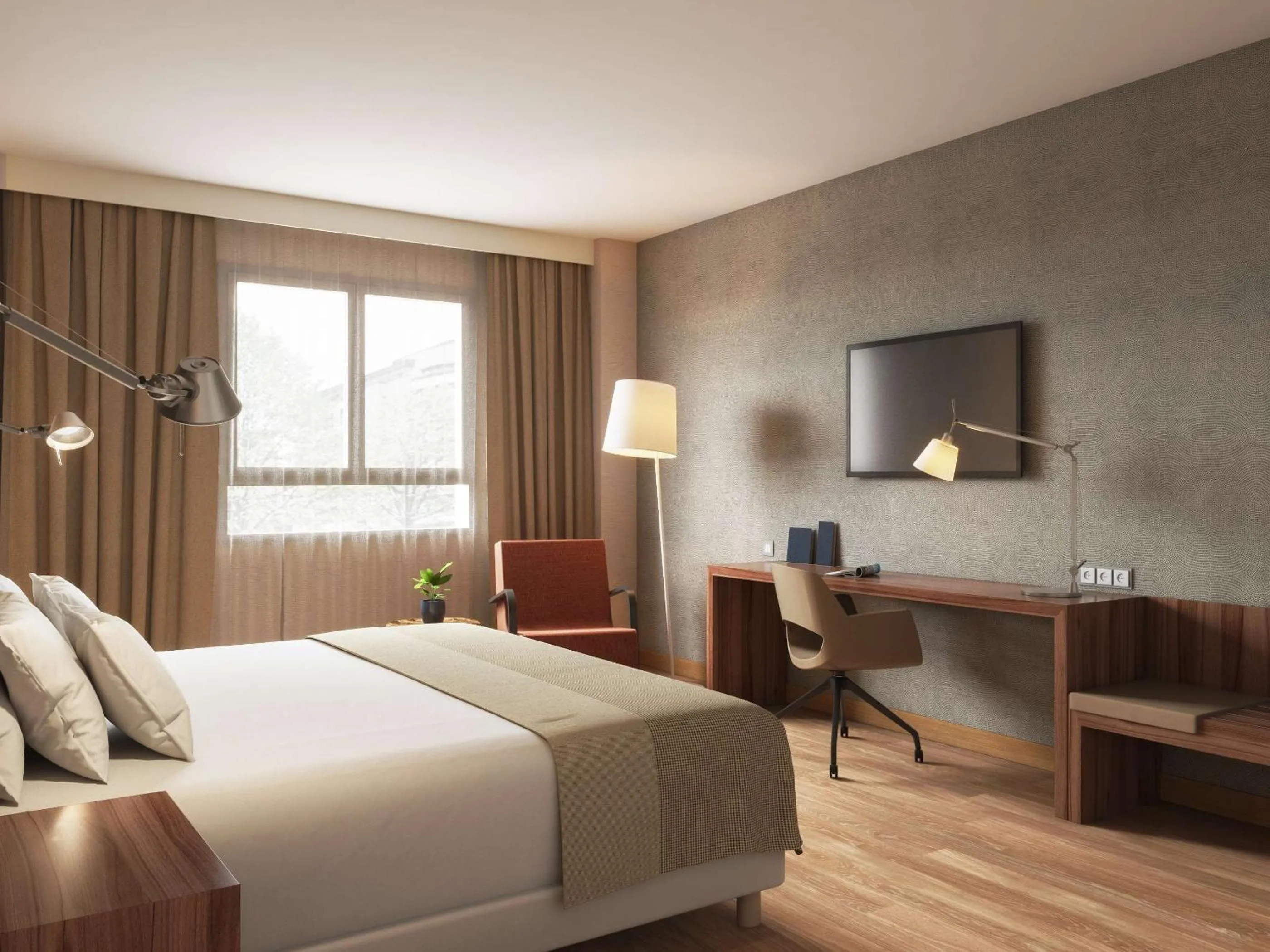 Bedroom, Bed in NH Collection San Sebastián Aranzazu