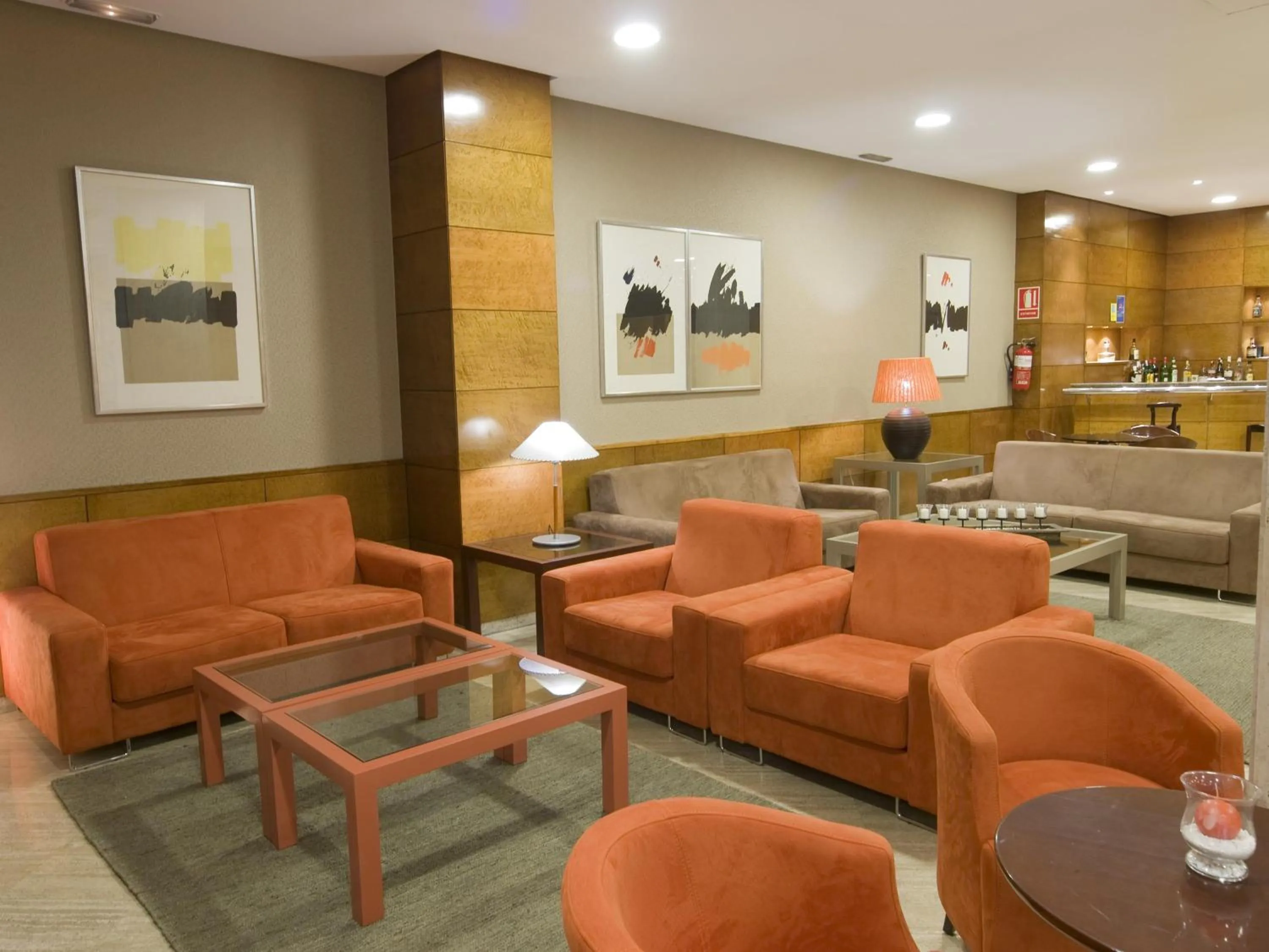 Lobby or reception in NH Oviedo Principado