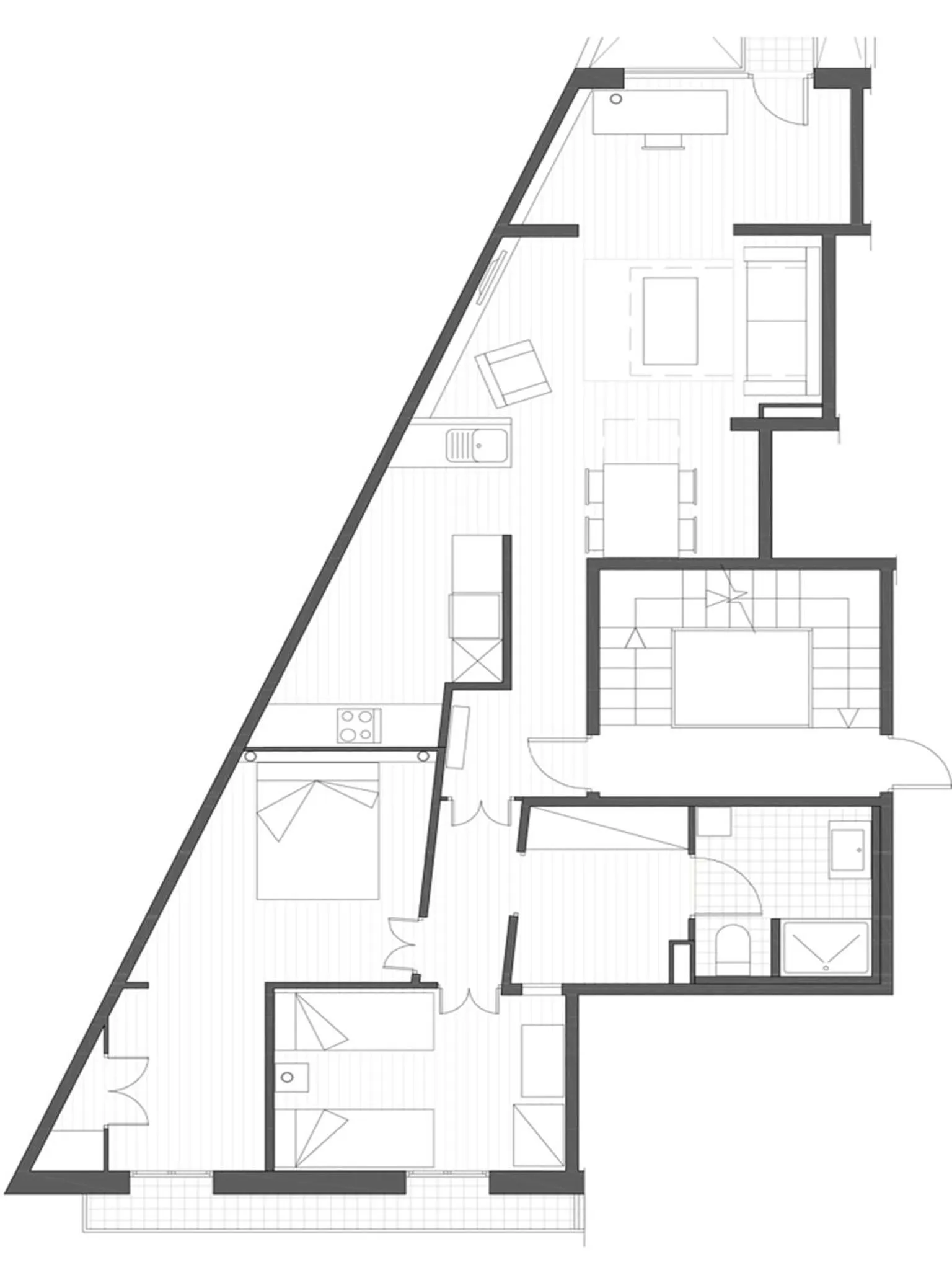 Floor plan in Barcelona Just Like Home