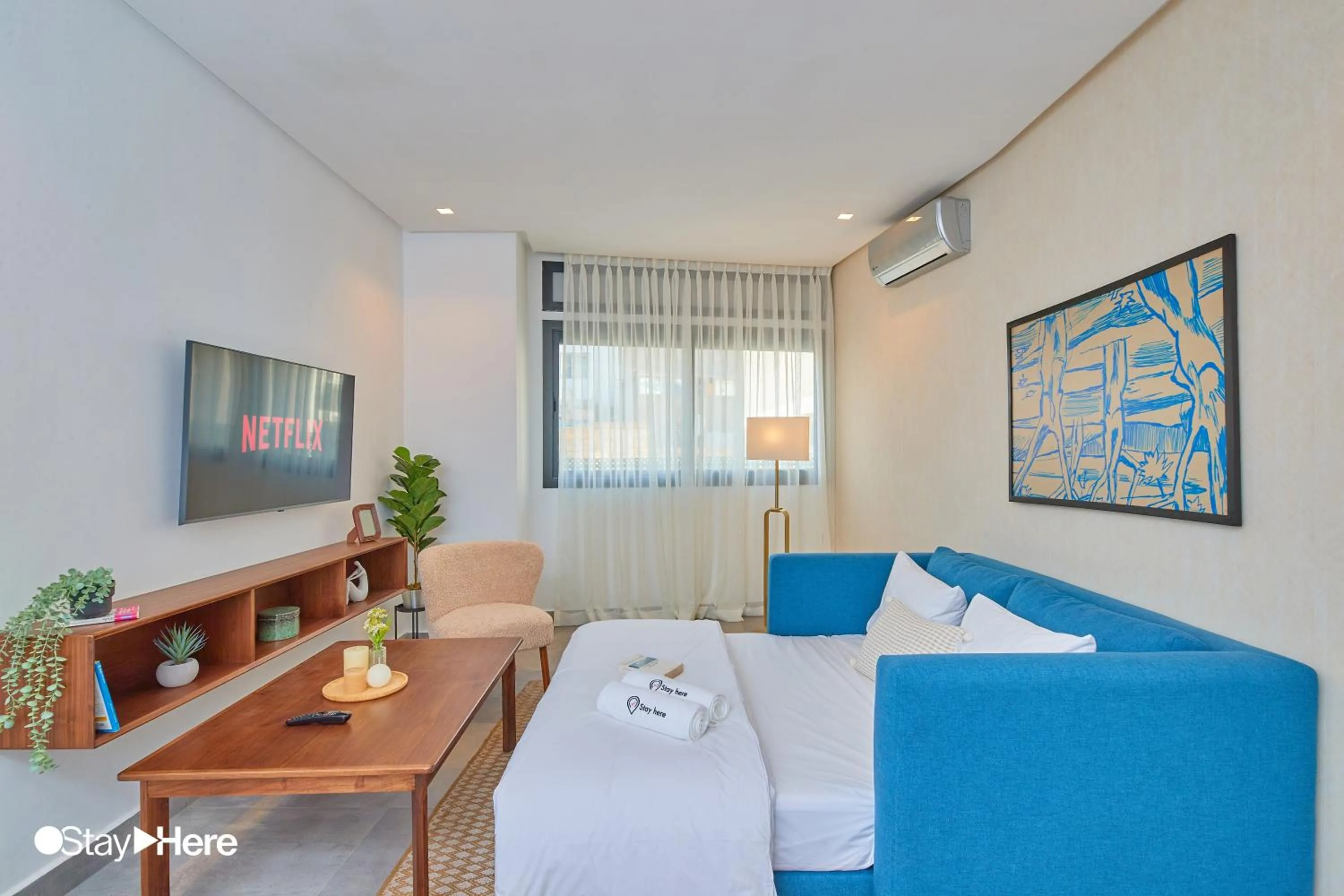 TV and multimedia in Stayhere Casablanca - Gauthier 2 - Contemporary Residence