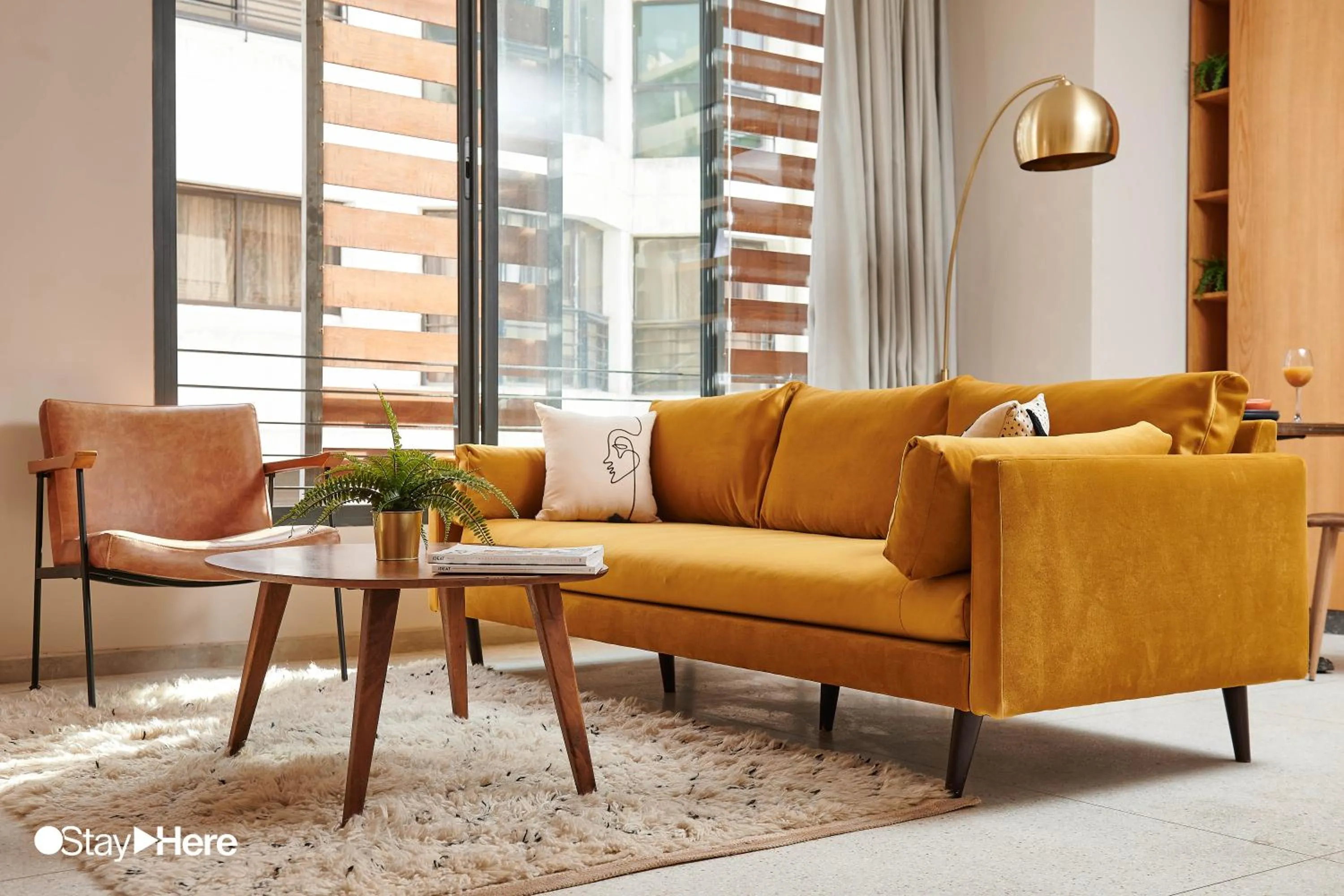 Seating area in Stayhere Casablanca - Gauthier 2 - Contemporary Residence