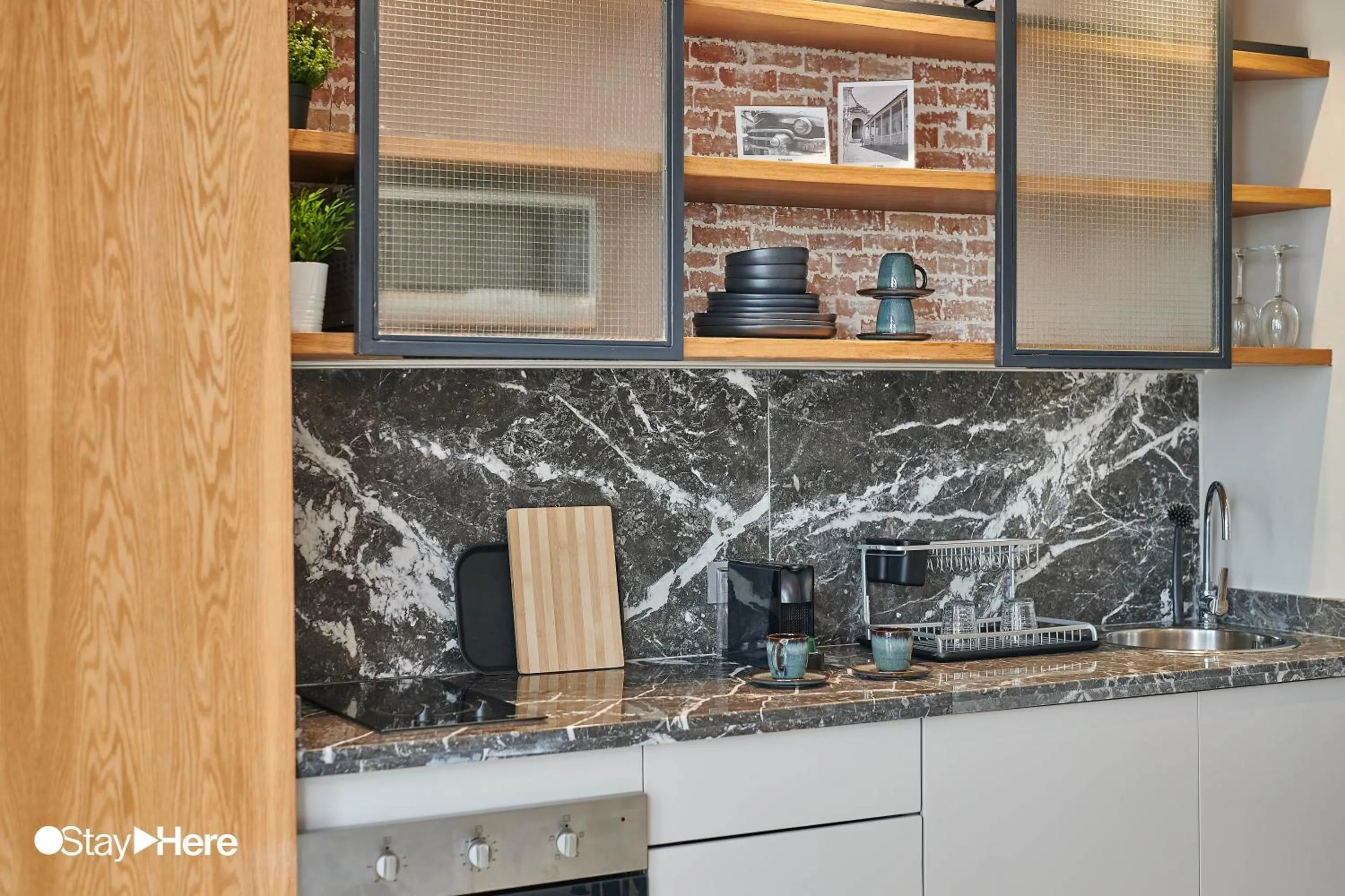 Kitchen or kitchenette in Stayhere Casablanca - Gauthier 2 - Contemporary Residence