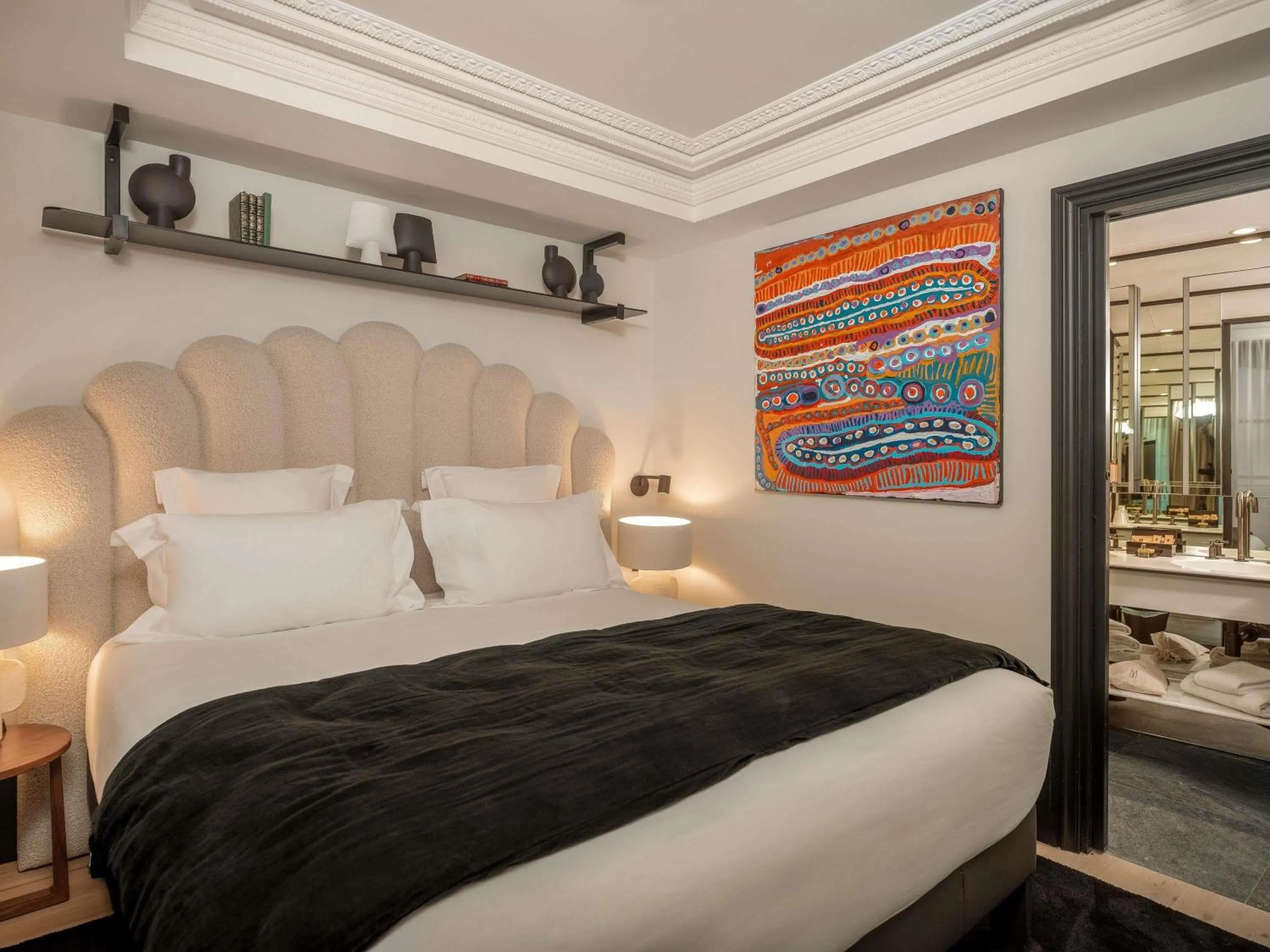 Bedroom, Bed in Balthazar Hotel & Spa Rennes - MGallery Collection