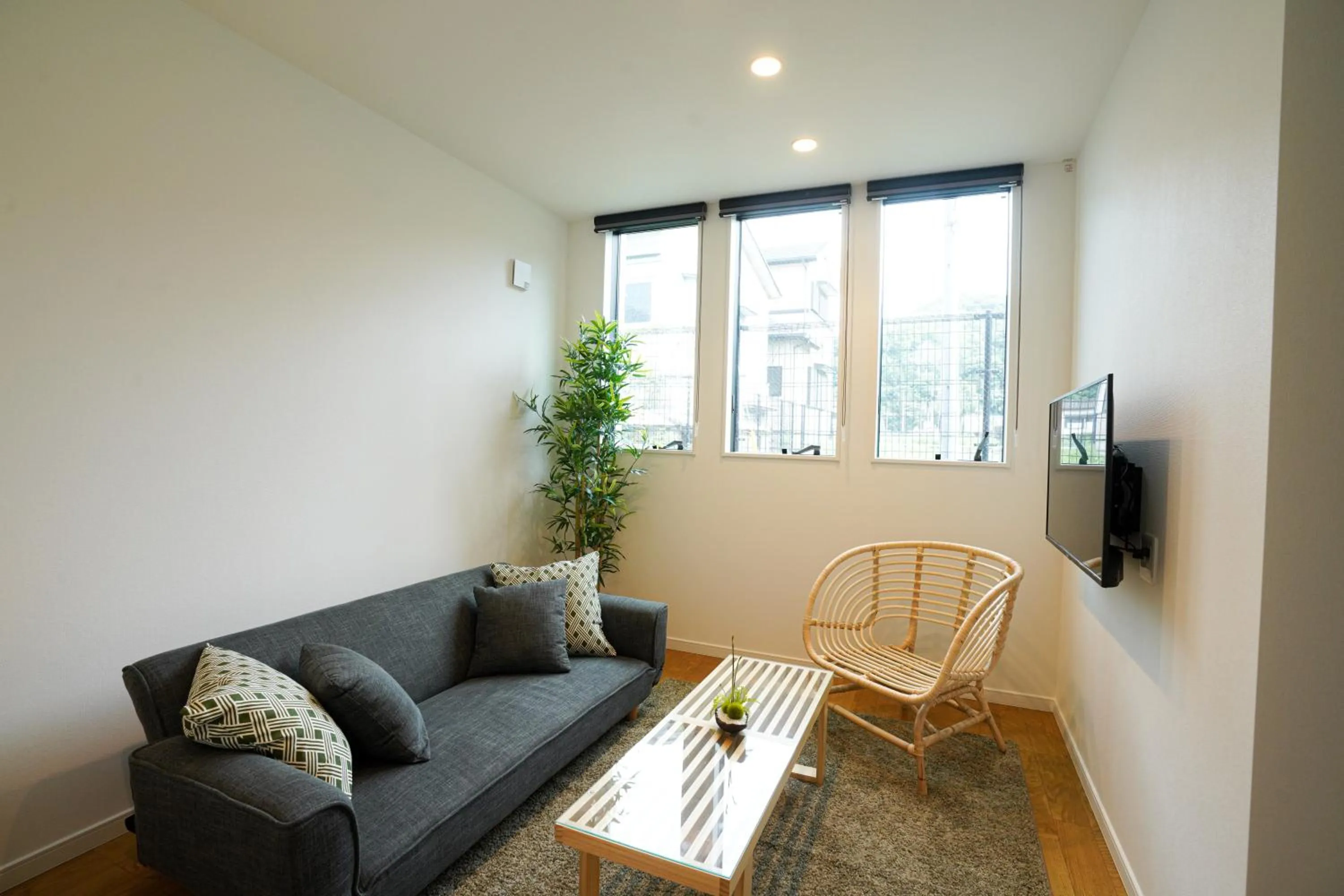 Living room in PrimeRoom別府 SAKURA