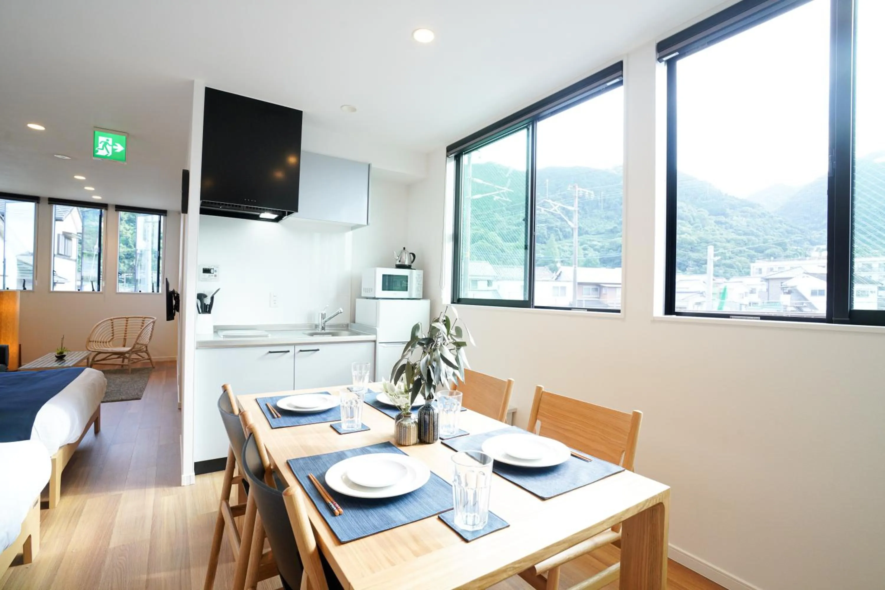 Dining area in PrimeRoom別府 SAKURA