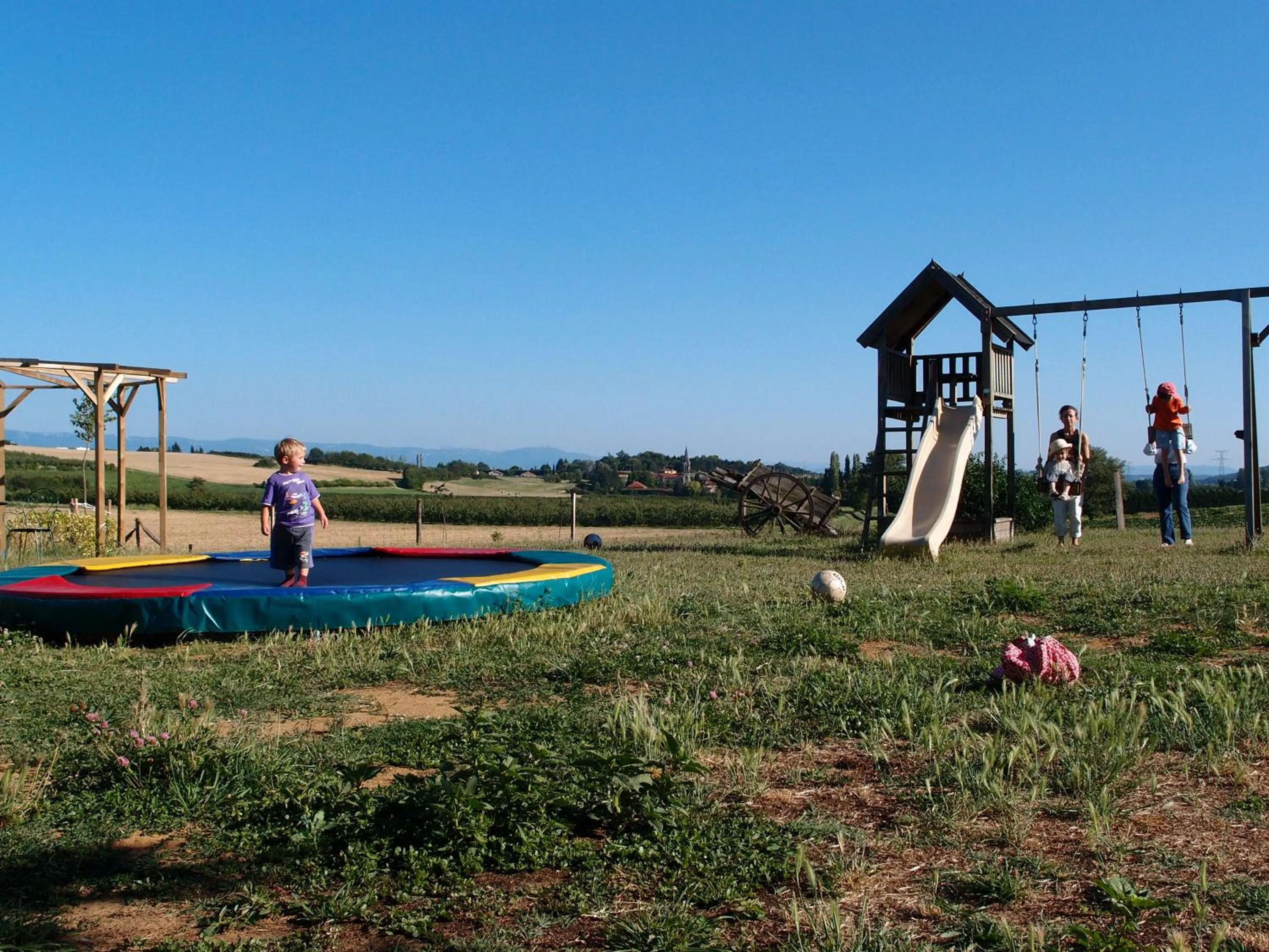Children play ground in Ferme Robin