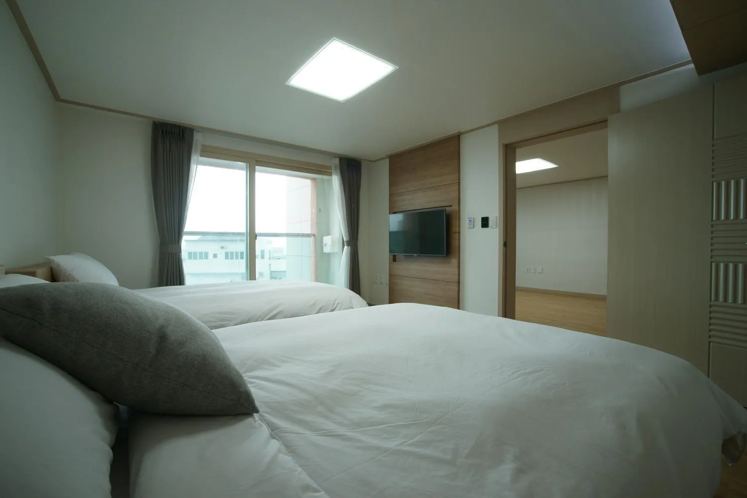 Bed in The Beach Pension