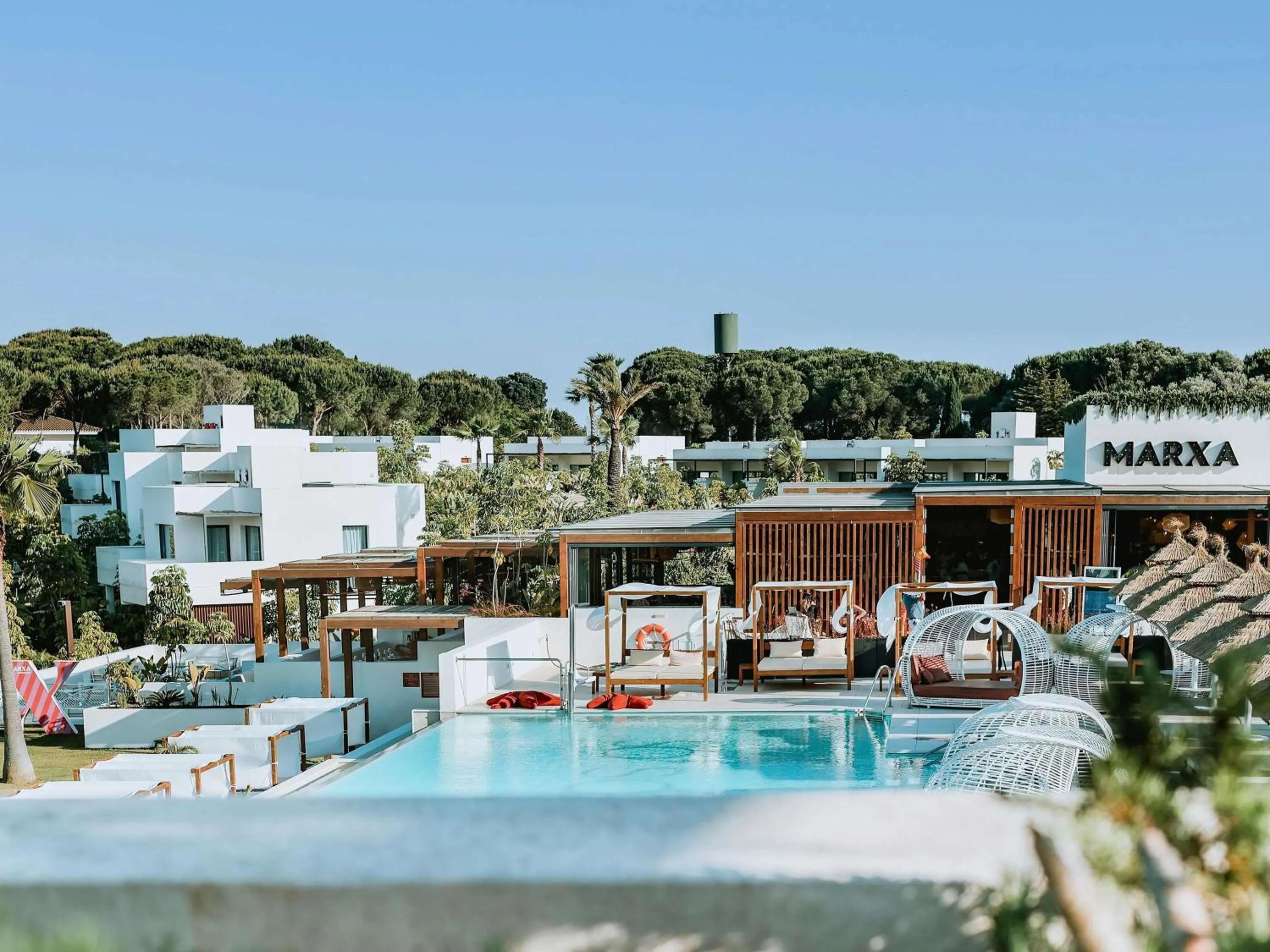 Pool view in SO/ Sotogrande Spa & Golf Resort Hotel