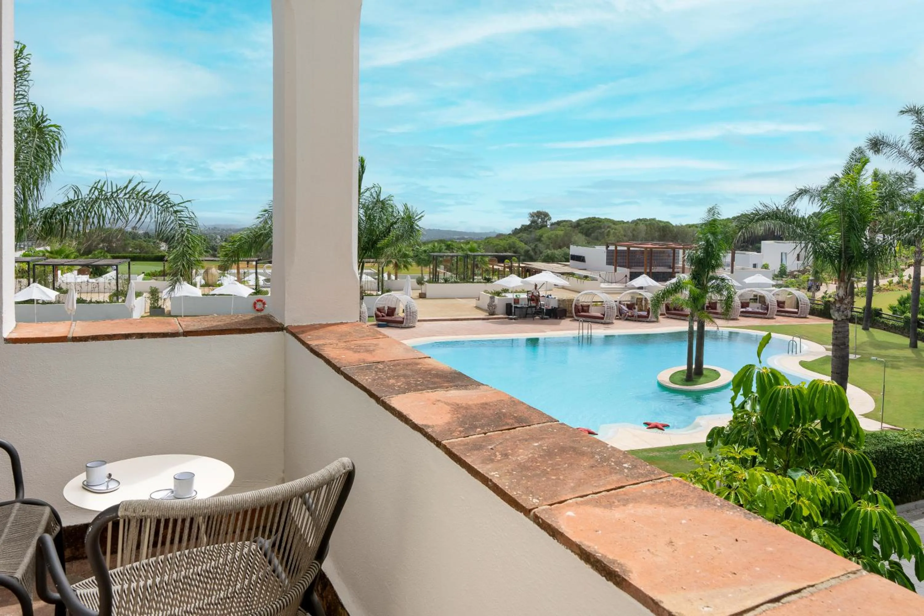 Pool view in SO/ Sotogrande Spa & Golf Resort Hotel