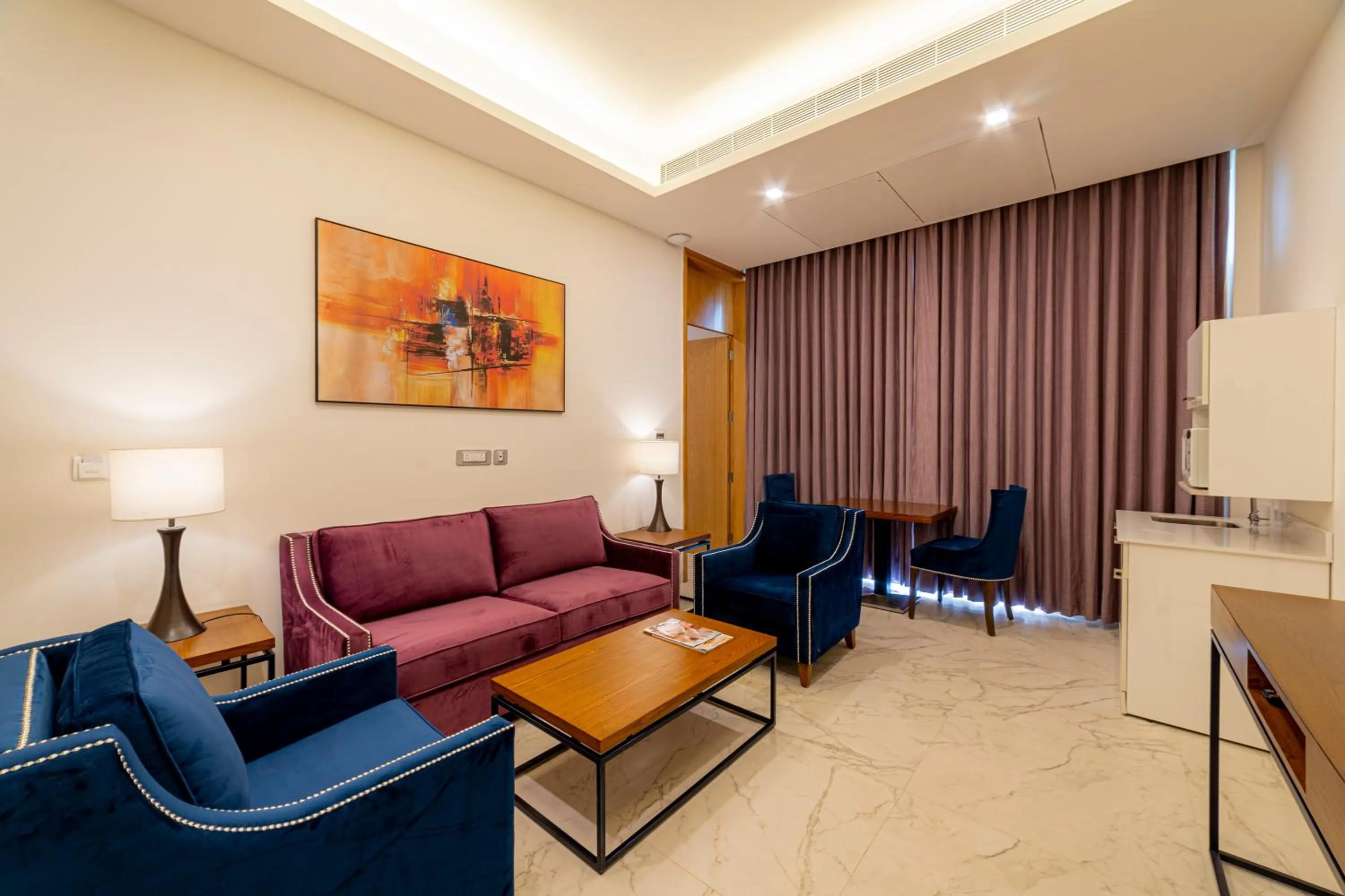 Living room in ELLAA RESIDENCES
