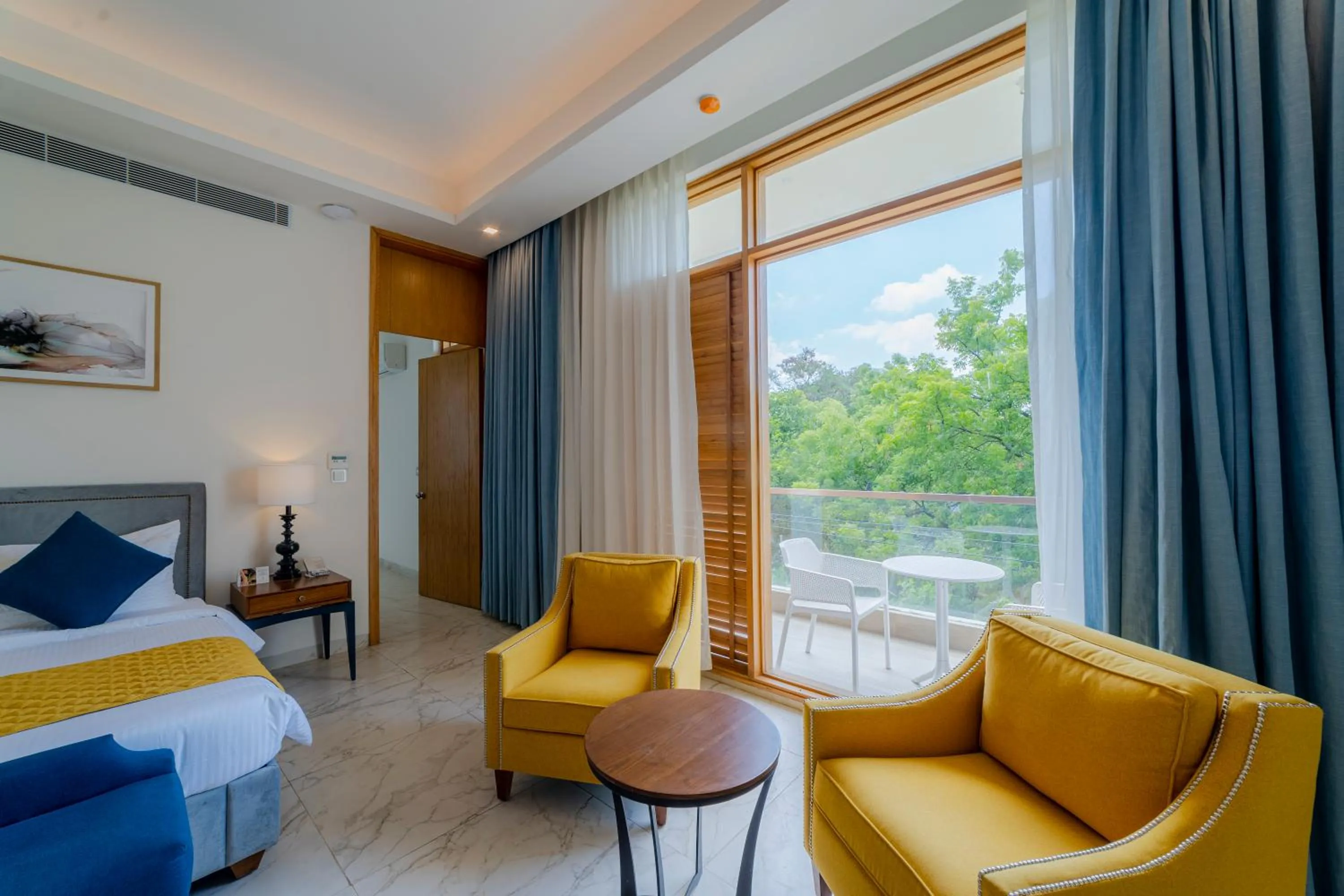 View (from property/room), Bed in ELLAA RESIDENCES