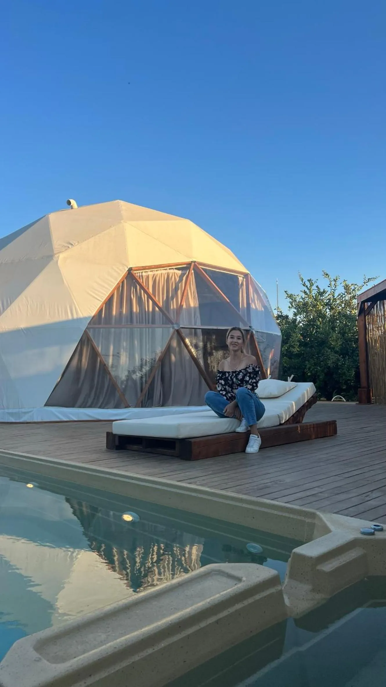 Patio in Mandalin Glamping