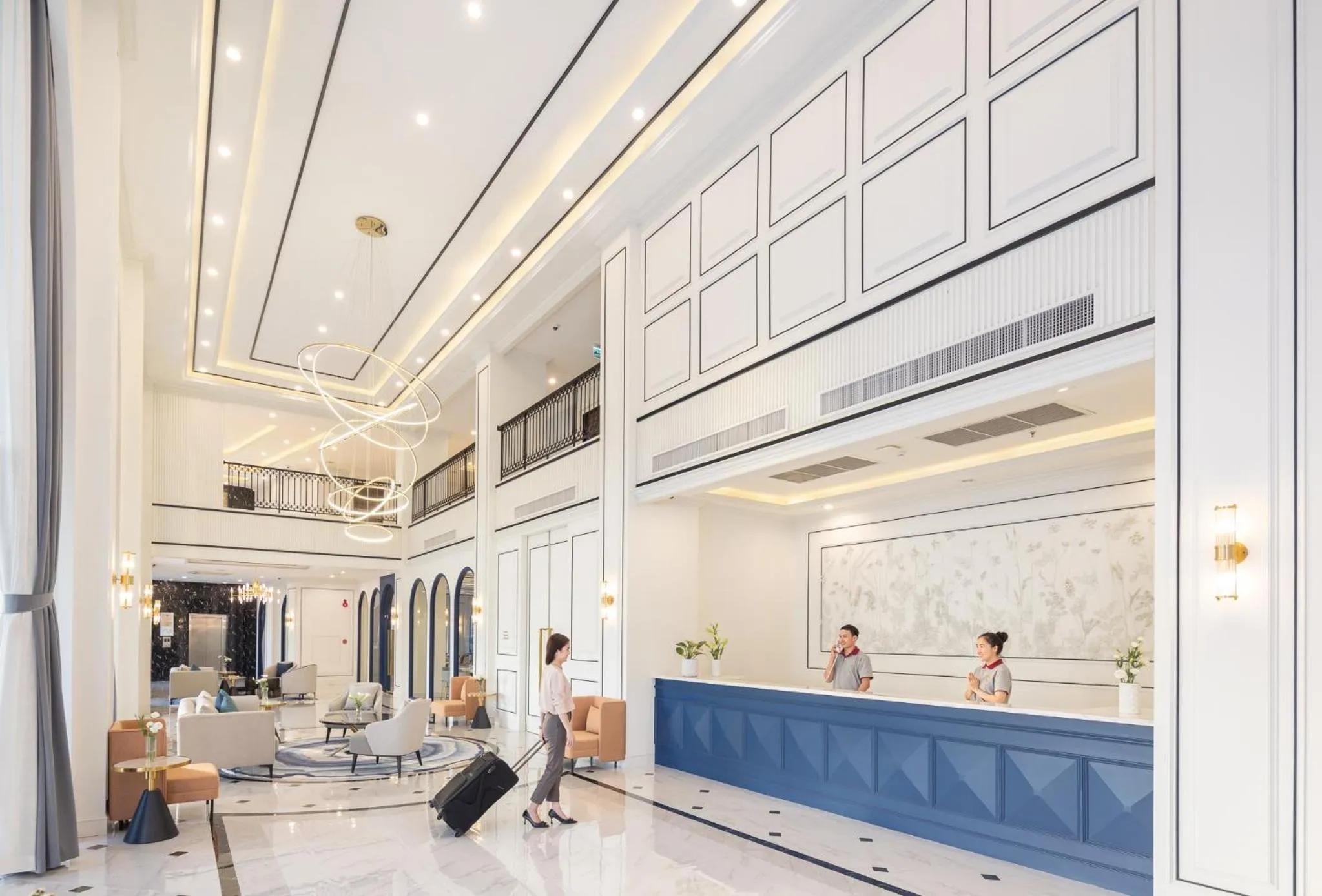 Lobby or reception in Eastin Hotel Vientiane