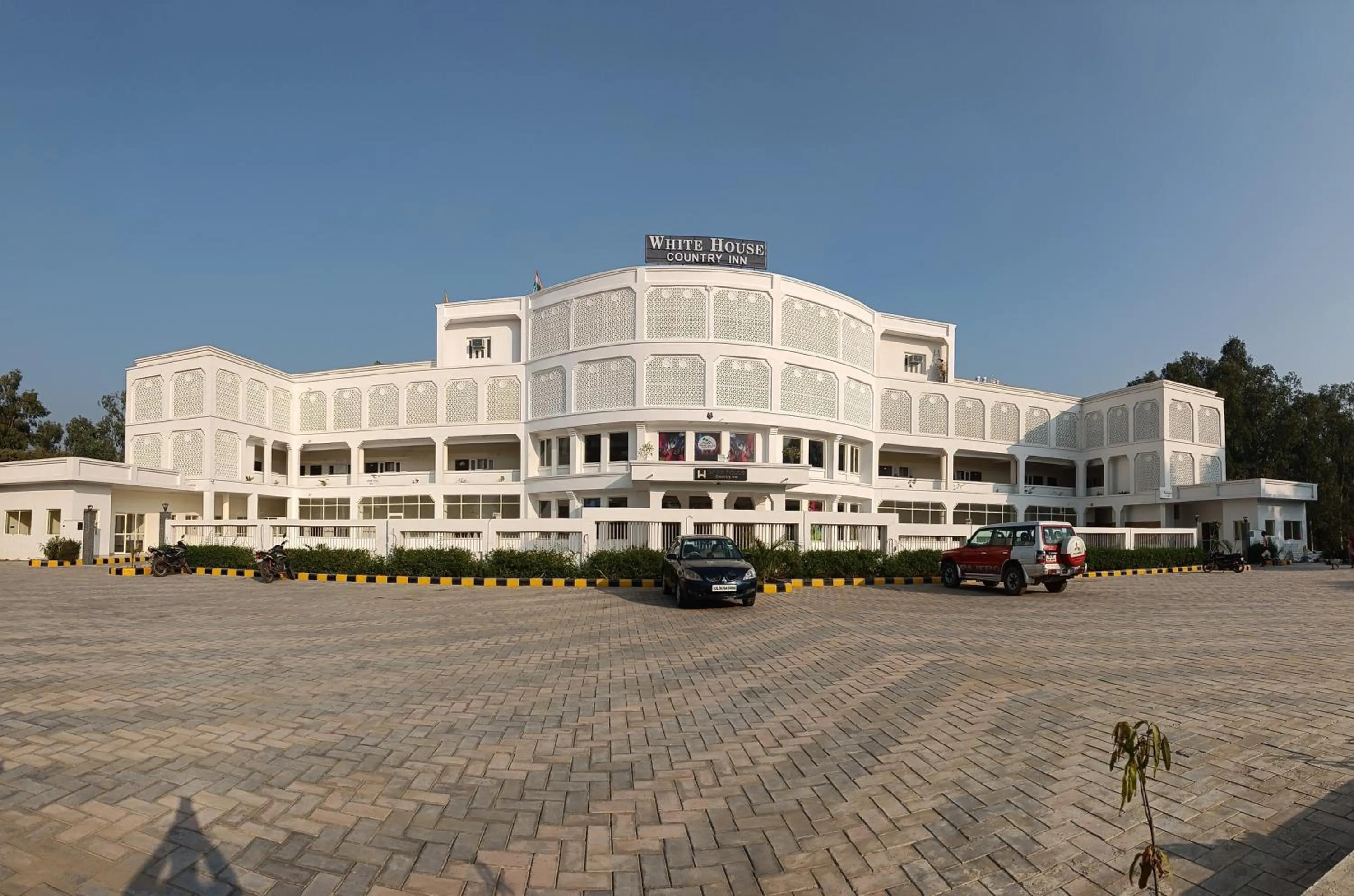 Property building in White House Country Inn By PEARL Luxury Hotel In Jhajjar