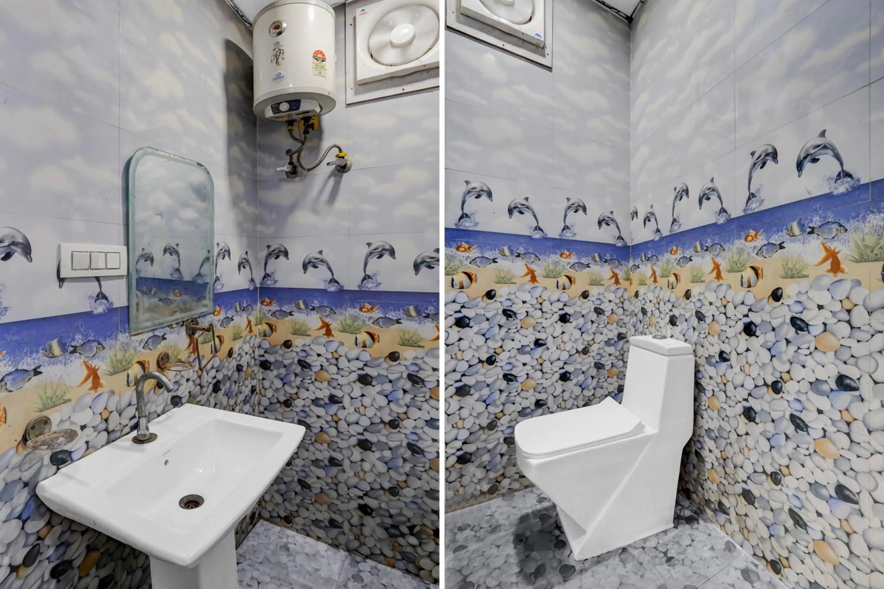 Bathroom in Collection O JK Temple Kanpur Formerly Yatika Inn