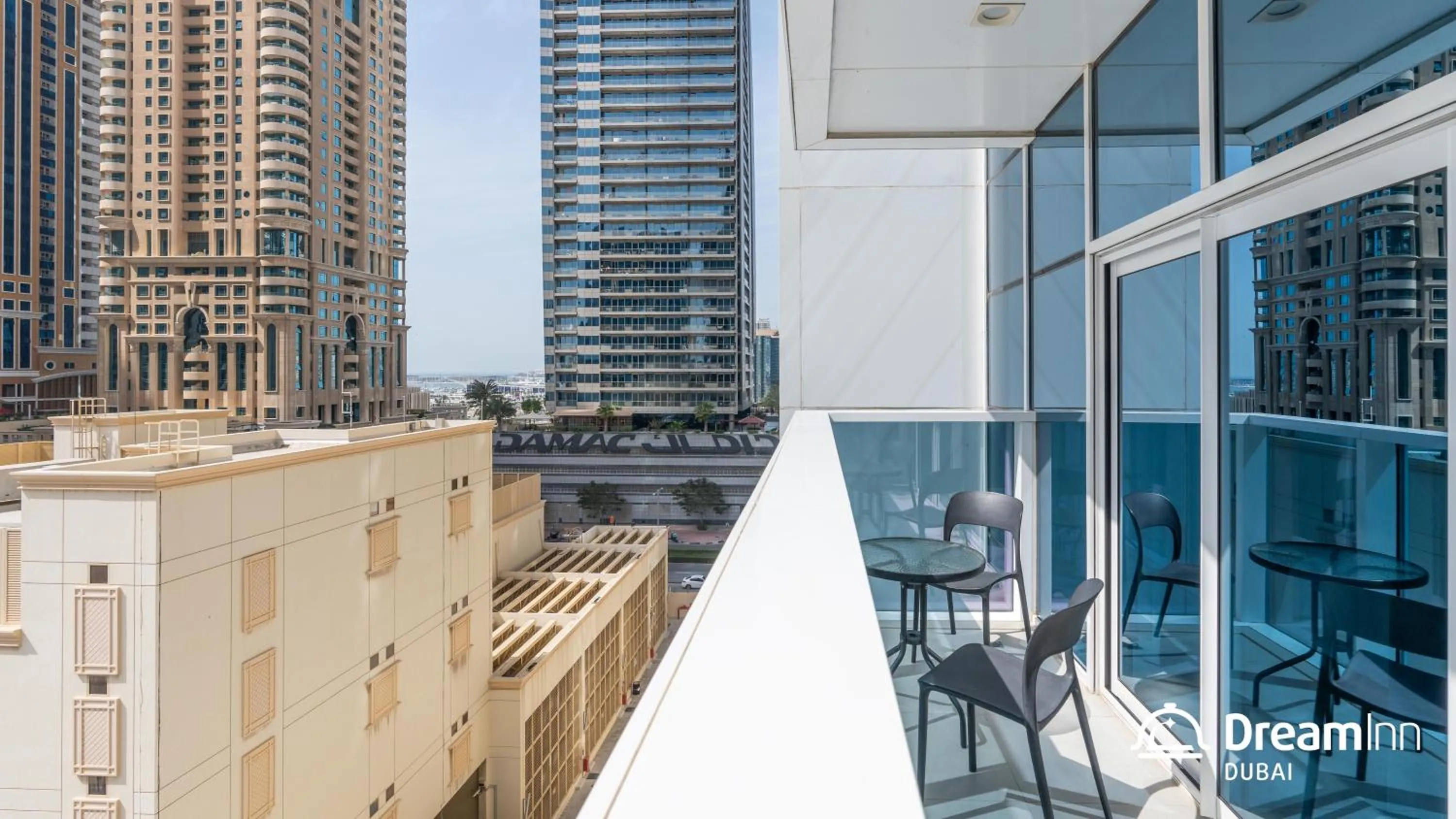 Balcony/Terrace in Dream Inn Apartments - Marina Arcade Tower
