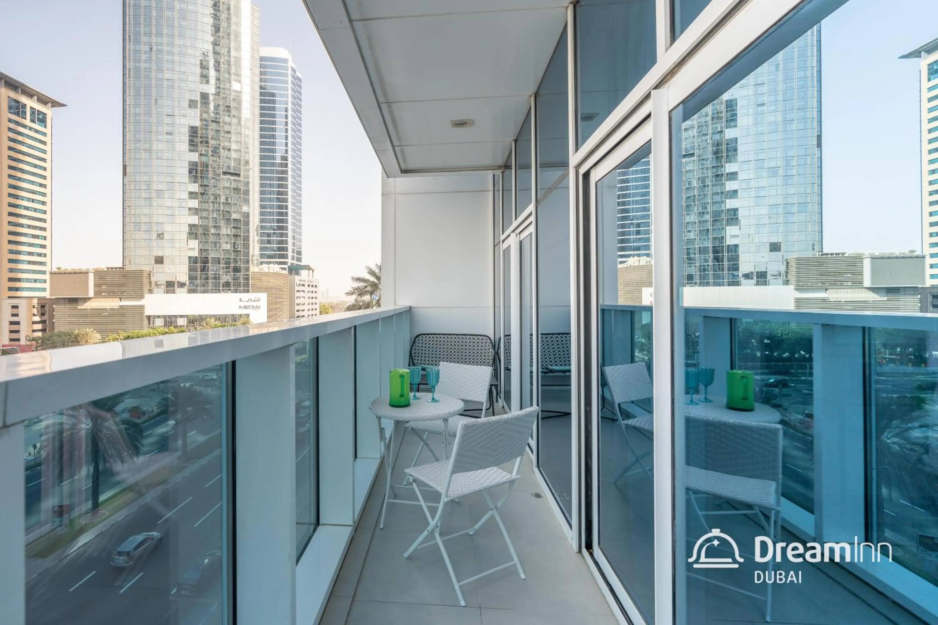 Balcony/Terrace in Dream Inn Apartments - Marina Arcade Tower